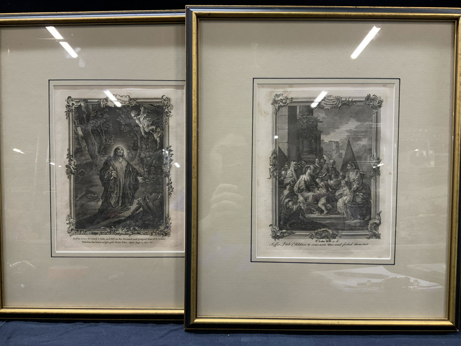 Set2 18 Century Religious Etchings, 1740 (1 of 13)