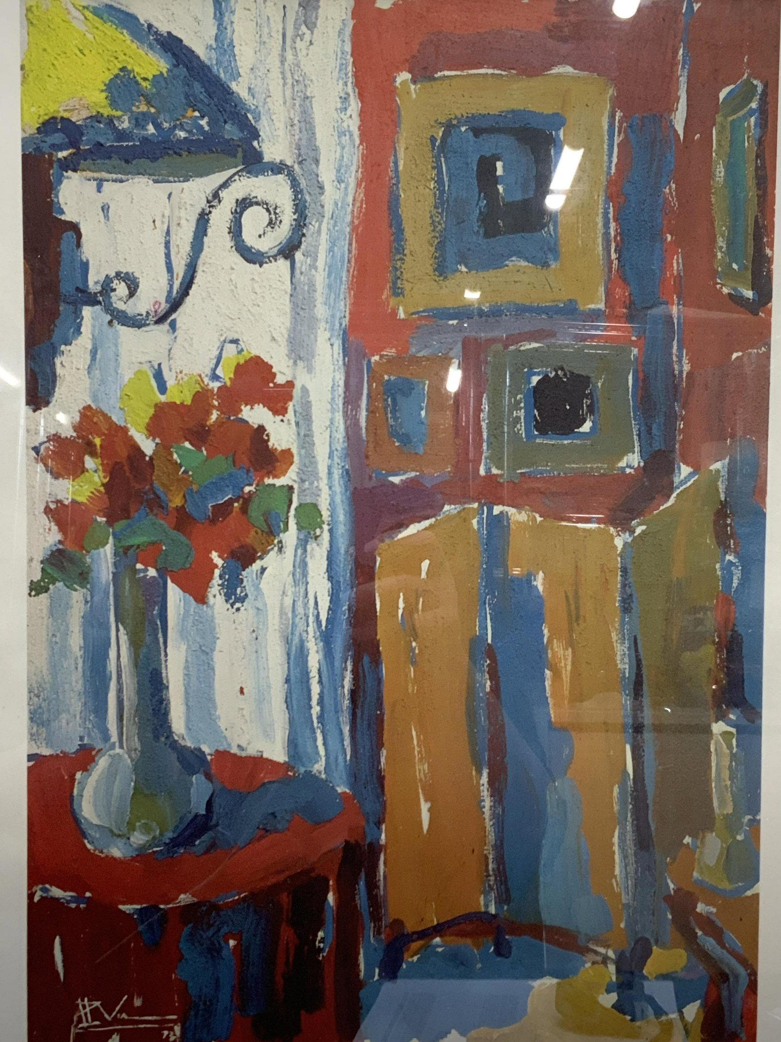 Framed L Vias Interior Fine Art Lithograph (1 of 7)