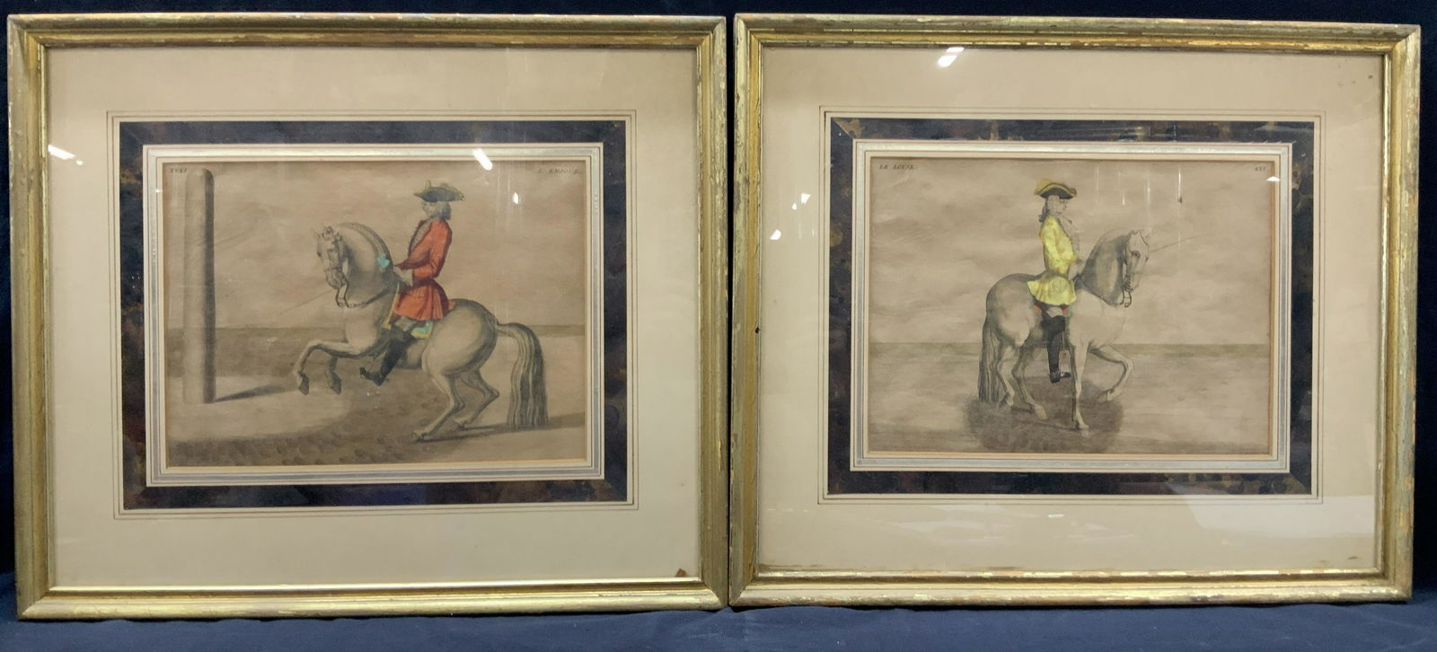 2 Hand Colored Antique Engravings (1 of 12)