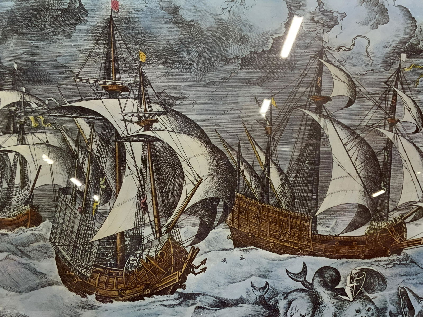 Caravels II Sailing Ships Nautical Fine Art Litho (1 of 7)