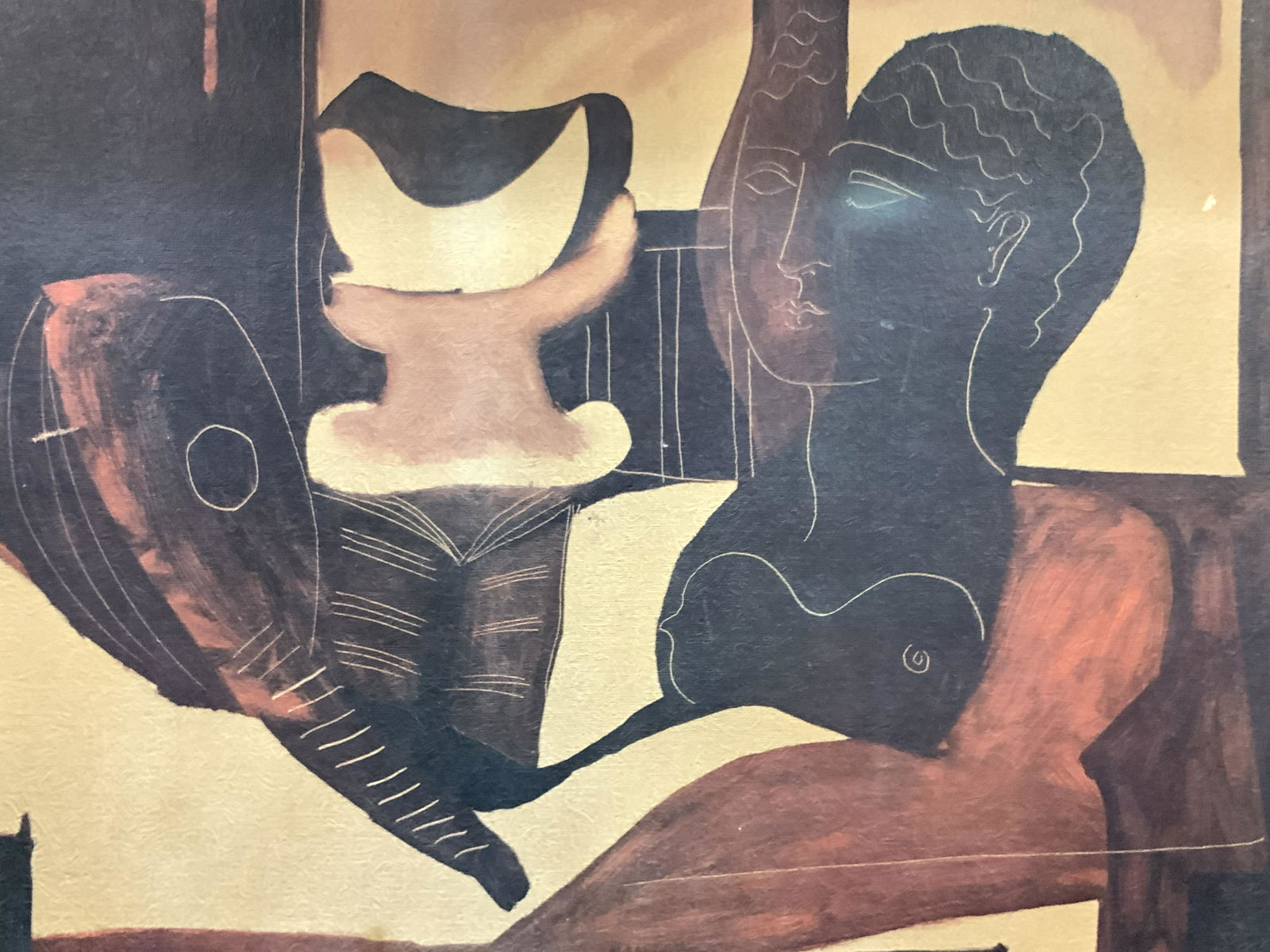 Framed Picasso Still Life Lithograph (1 of 8)