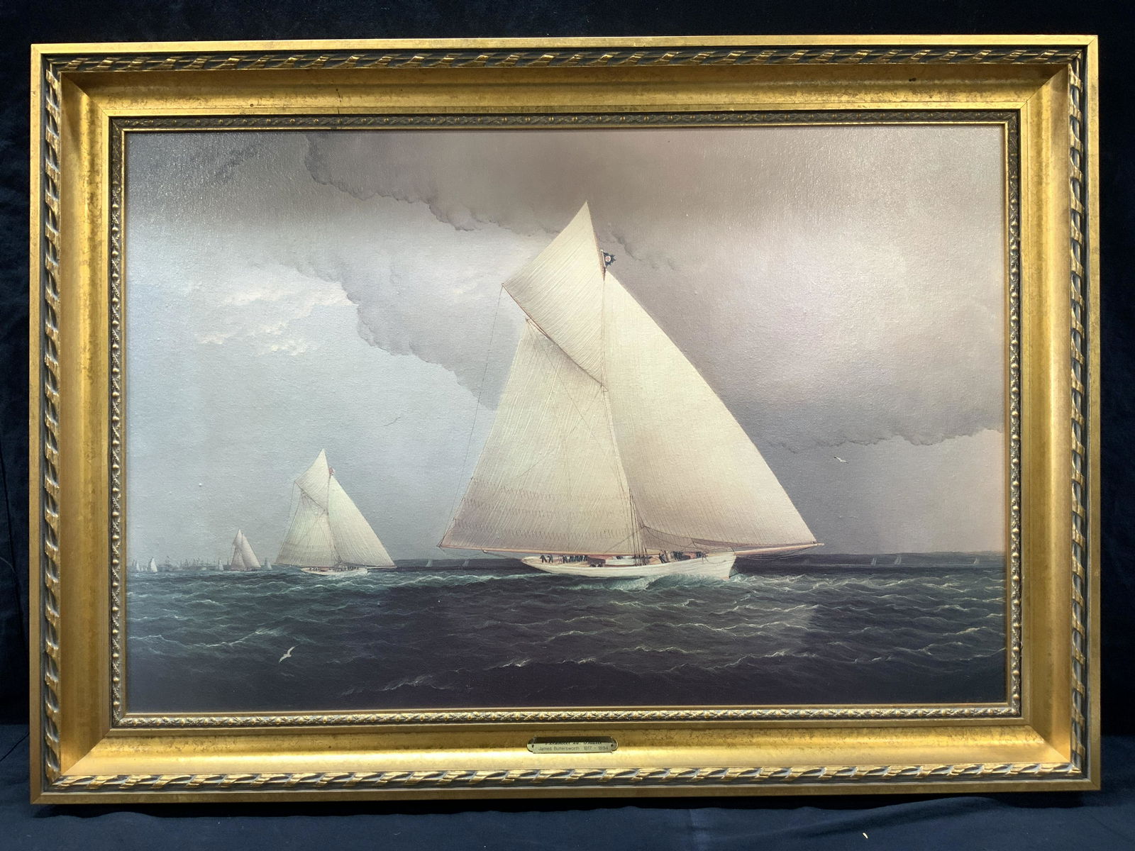 James Buttersworth Framed Nautical Lithograph (1 of 9)