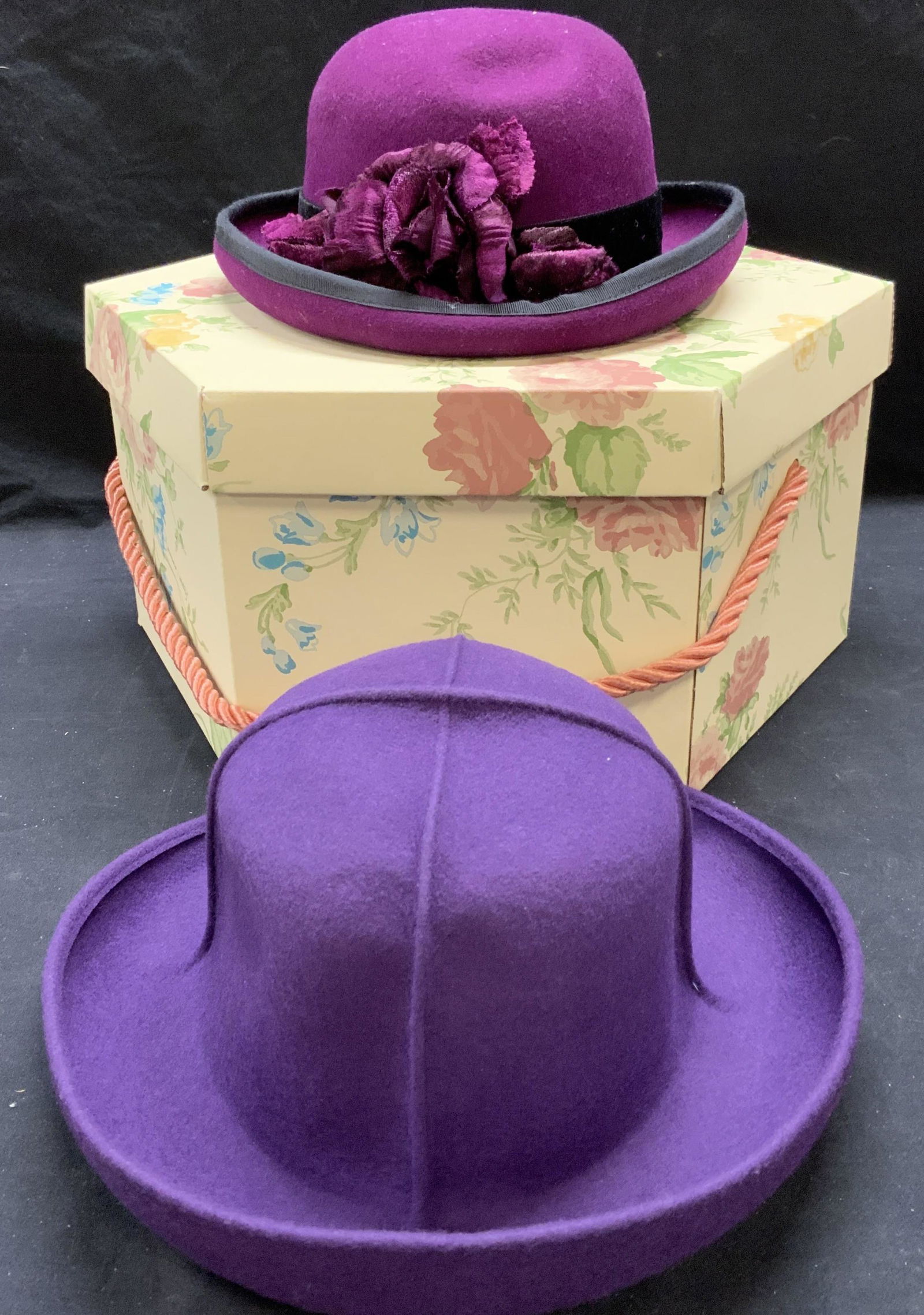 Lot 3 Tournabuoni Italian Wool Hat, More (1 of 9)