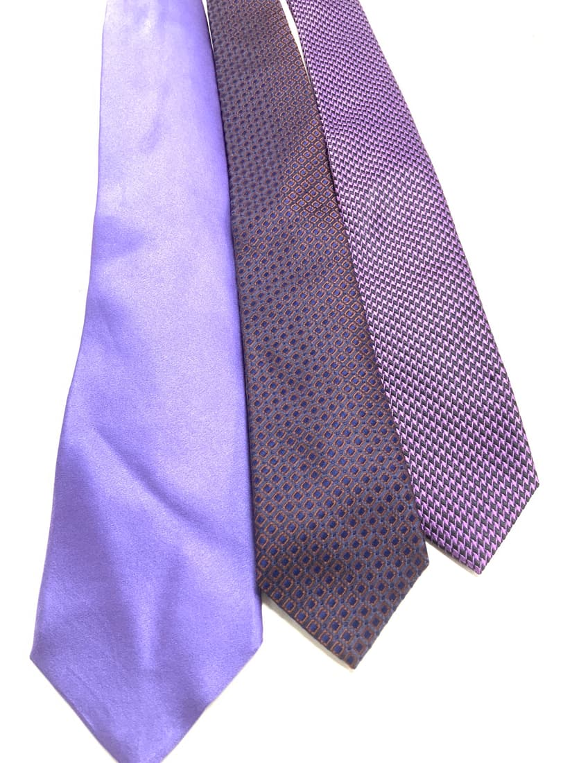 Lot 3 Mens Silk Designer Ties , New (1 of 7)