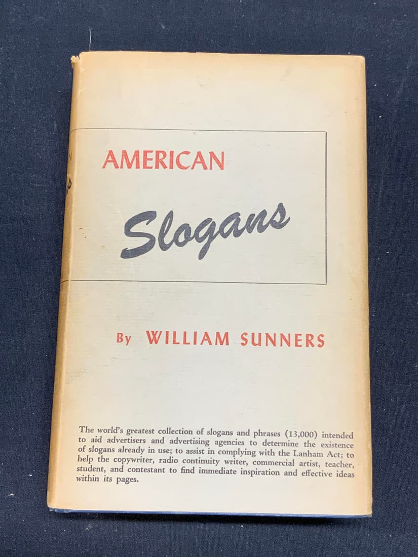Signed American Slogans by William Sunners (1 of 7)