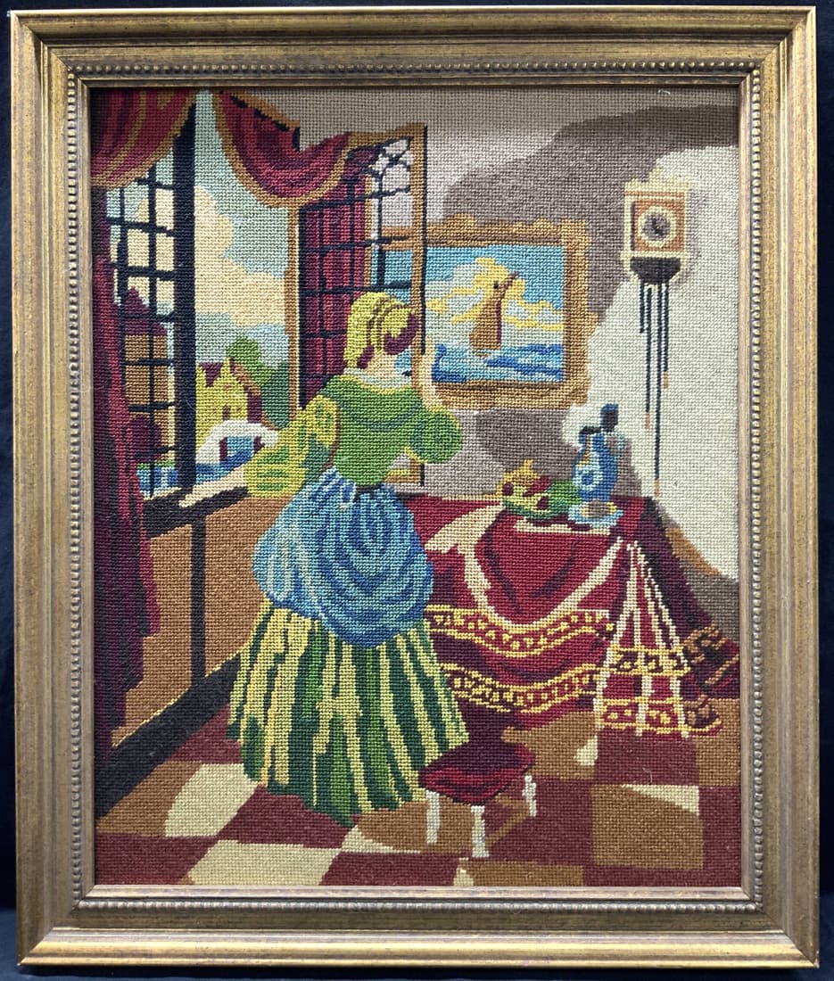 Framed Dutch Needle Point Art (1 of 8)
