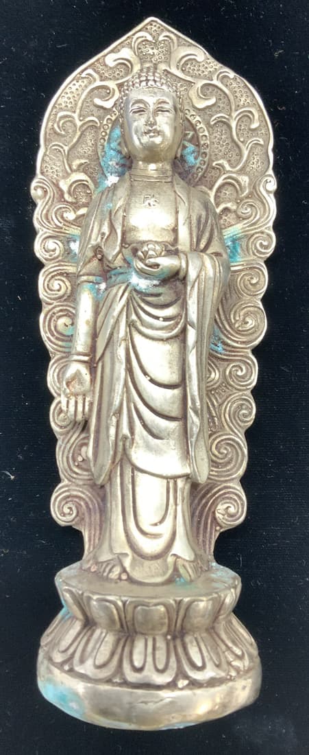 Tibetan Buddha Hand Crafted Deity Statue (1 of 6)