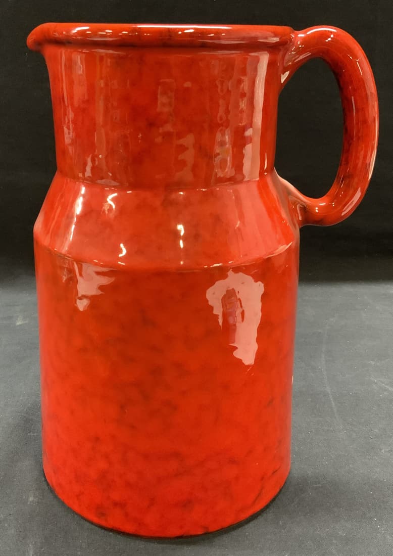 Peasant Village PV Pottery Red Pitcher Italy (1 of 6)