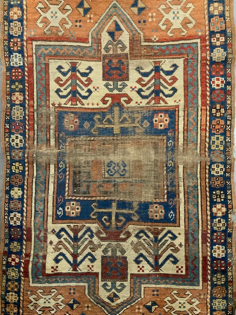 Vintage Handmade Turkish Wool Rug (1 of 6)