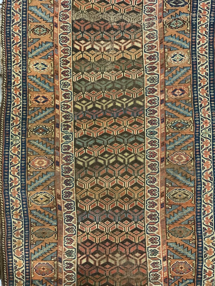 Vintage Handmade Caucasian Wool Runner (1 of 6)