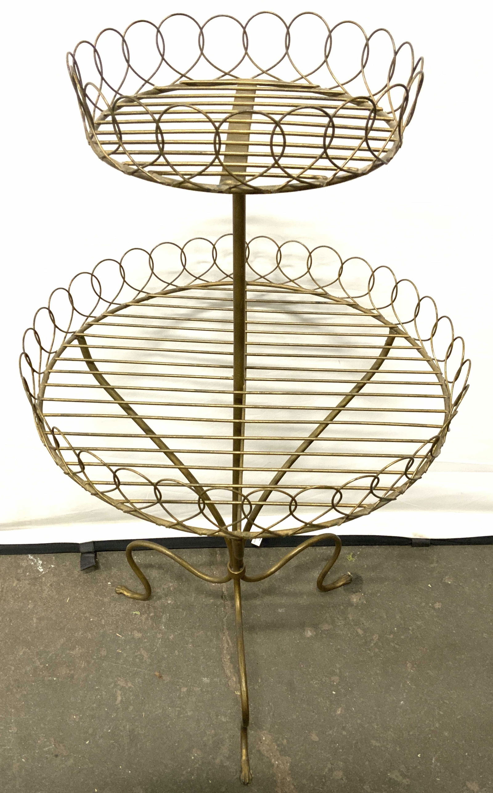 Two Tier Metal Plant Stand (1 of 6)