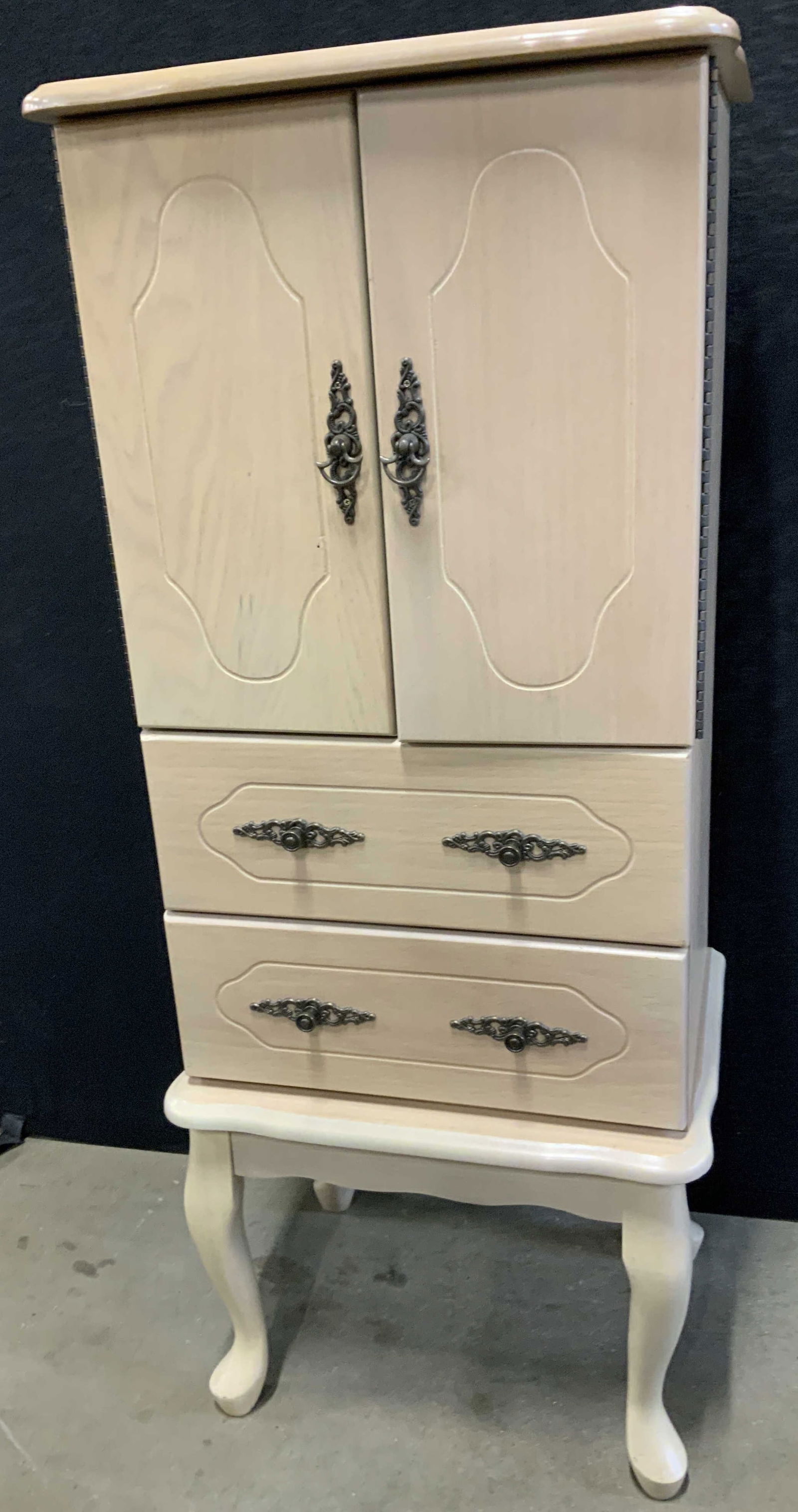 Maple Wood Standing Jewelry Cabinet (1 of 17)