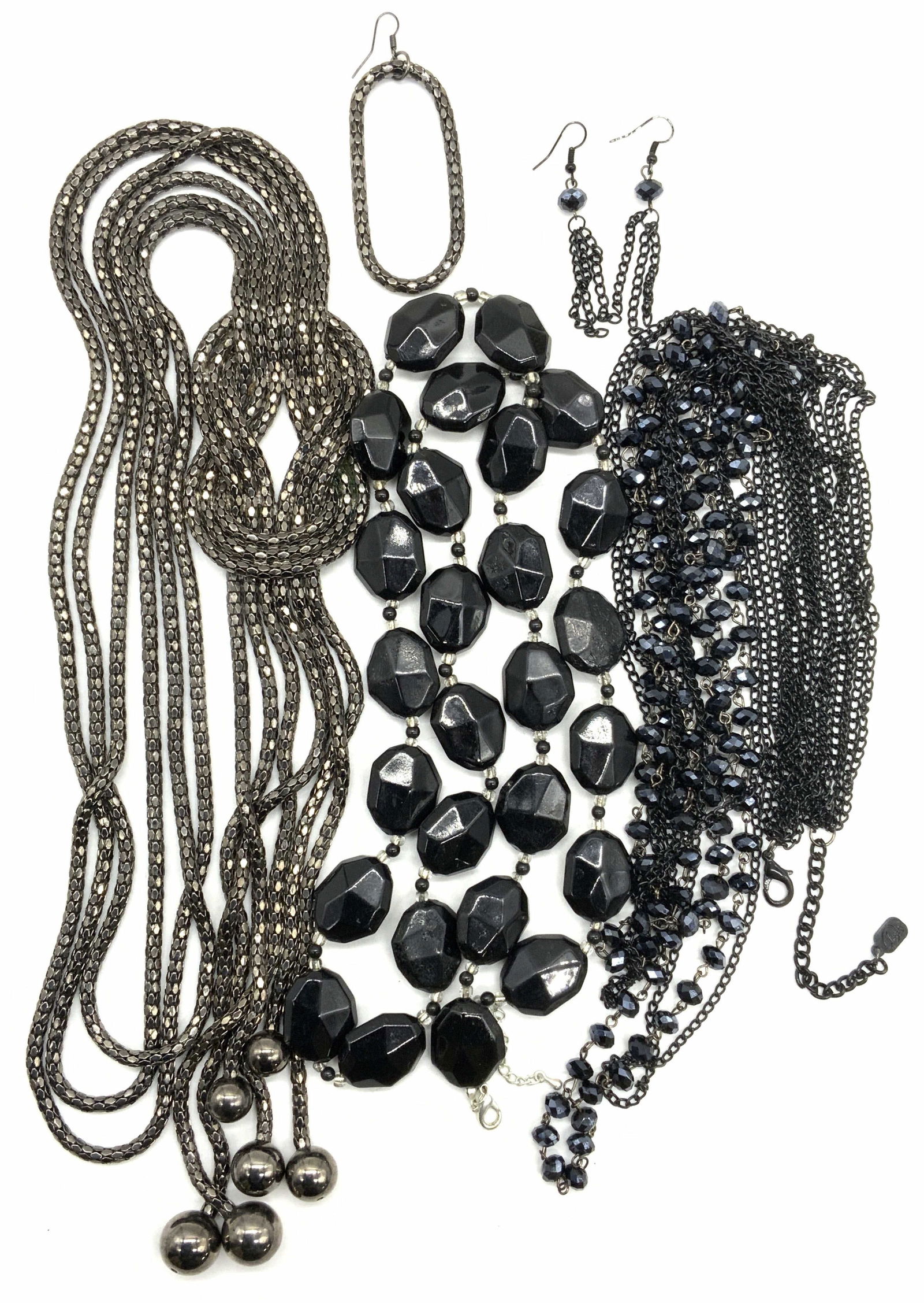 Lot5 Beaded Jewelry, Signed Necklace/Earring Set (1 of 10)