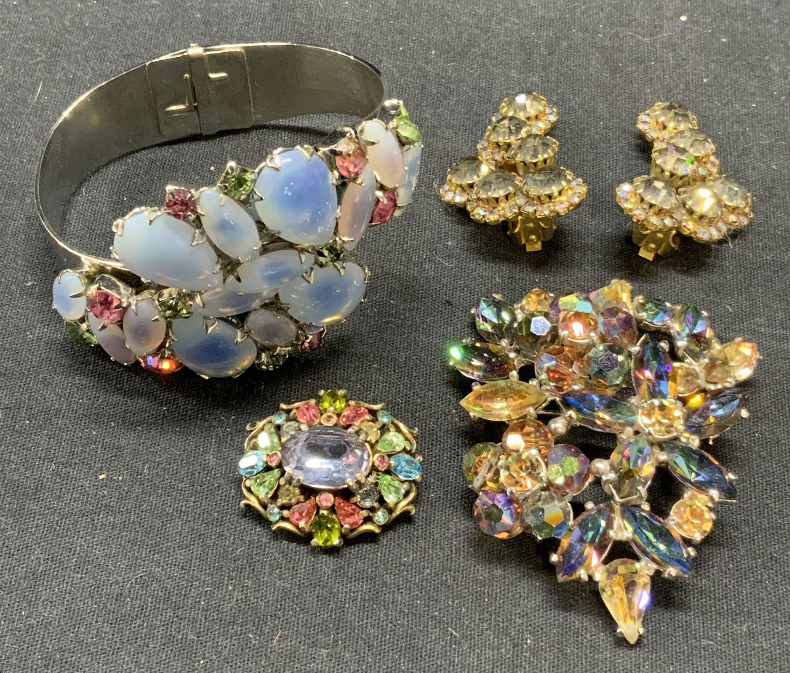 Lot4 KRAMER, HOLLYCRAFT, More Crystal Jewelry (1 of 9)