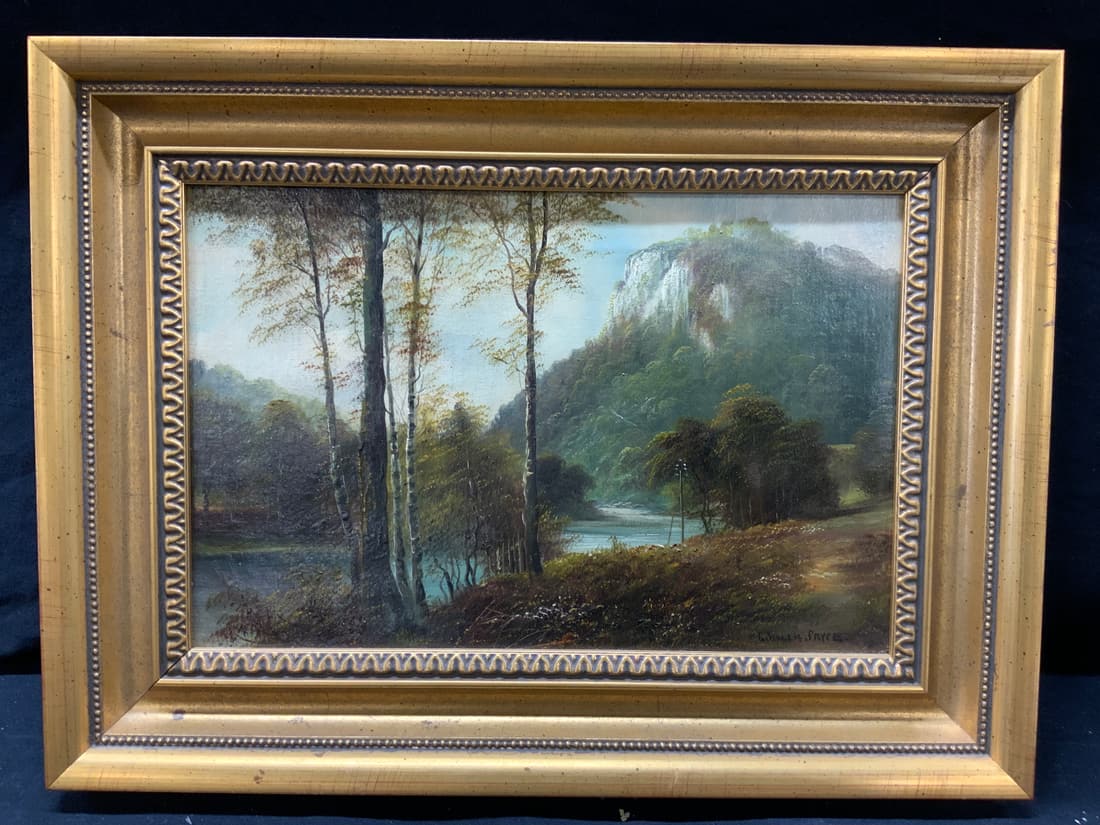 GEORGE WILLIS PRYCE Signed Landscape Oil Painting (1 of 8)