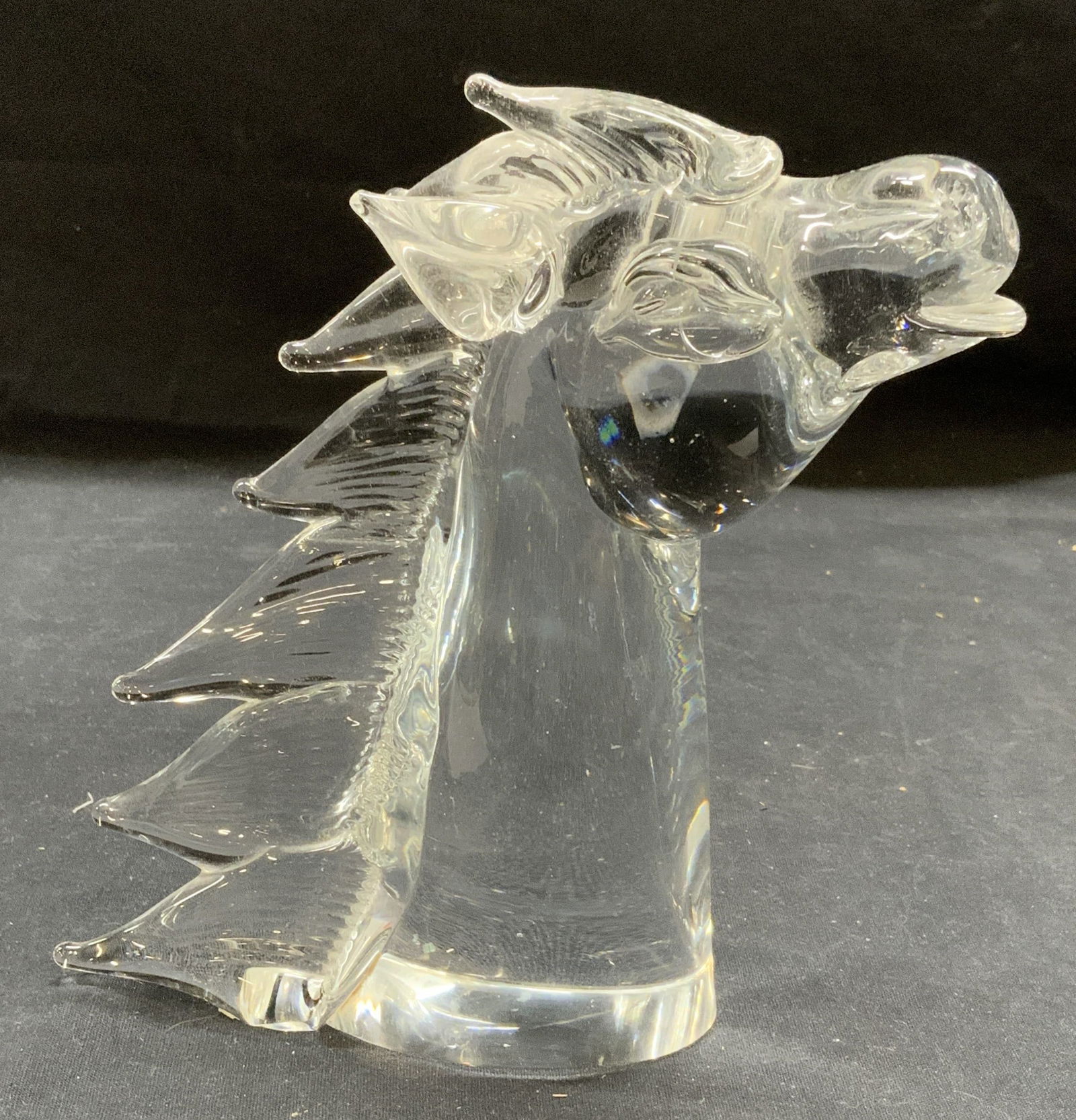 V Nason MURANO Art Glass Horse Bust, Italy (1 of 6)