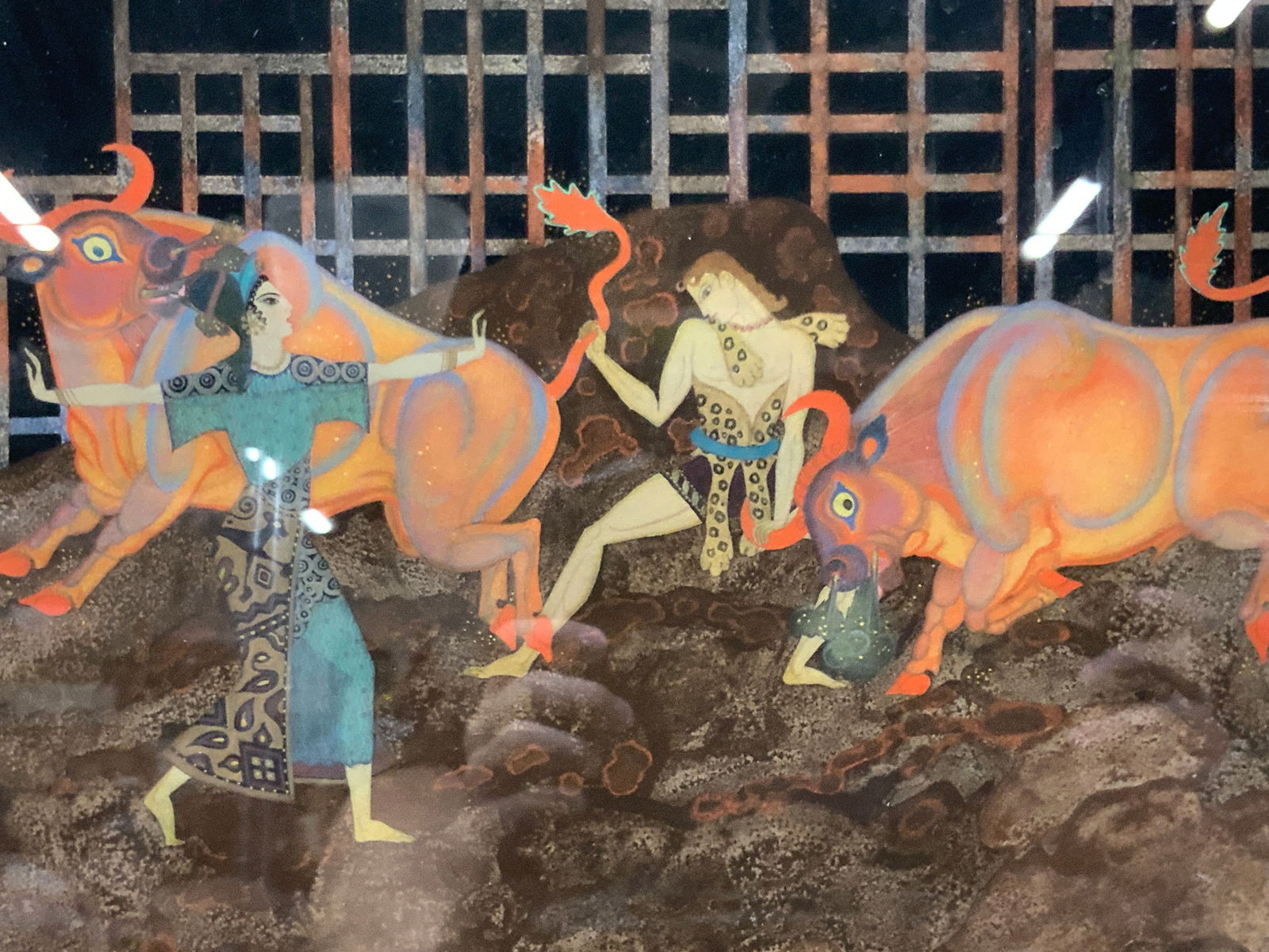 Edmund Dulac Illustrated Book Plate Silk Screen (1 of 10)