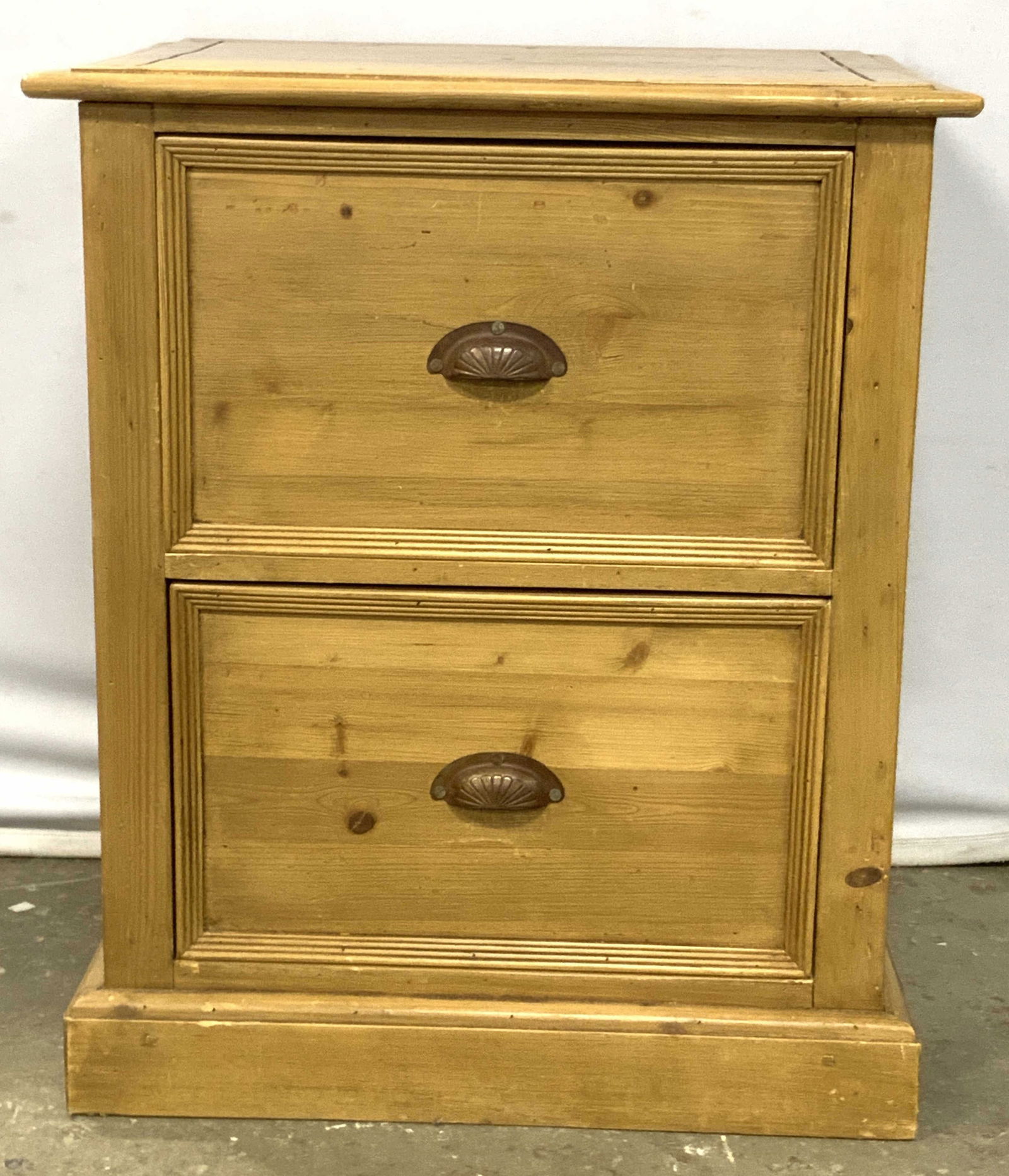 Vintage Wooden Two Drawer Filing Cabinet (1 of 12)
