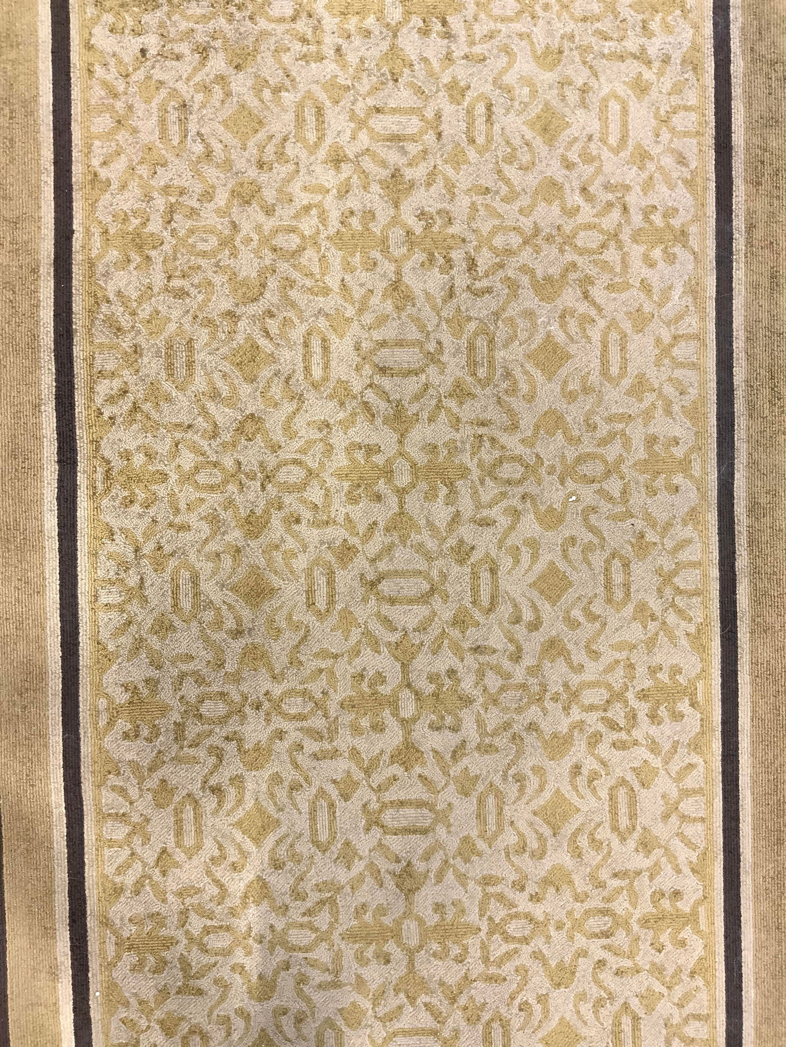 Vintage Wool Runner Brown Tan (1 of 7)