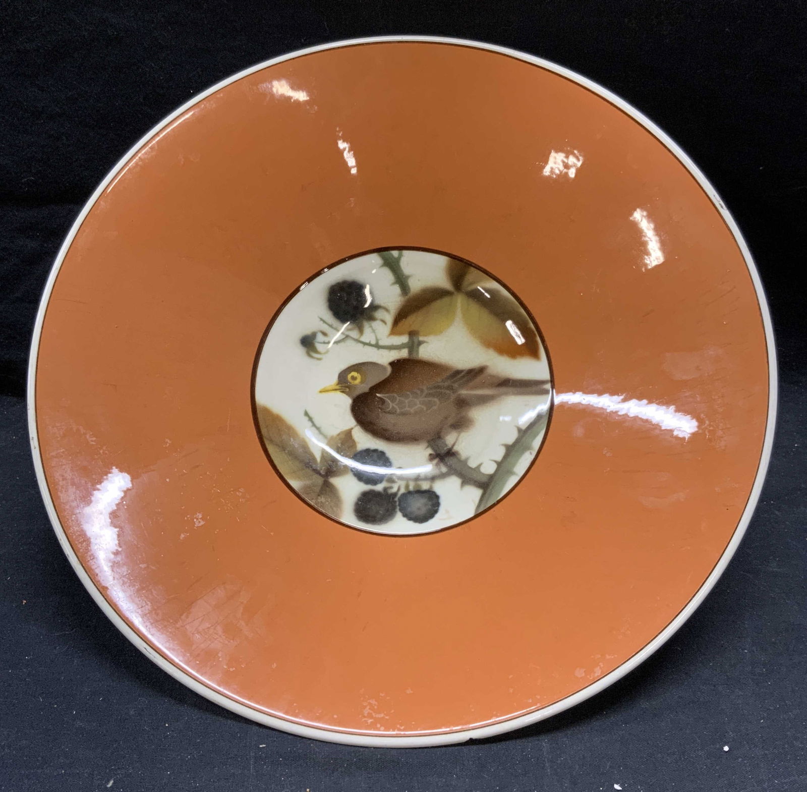 MCM Royal Copenhagen Faience Bird Bowl (1 of 7)