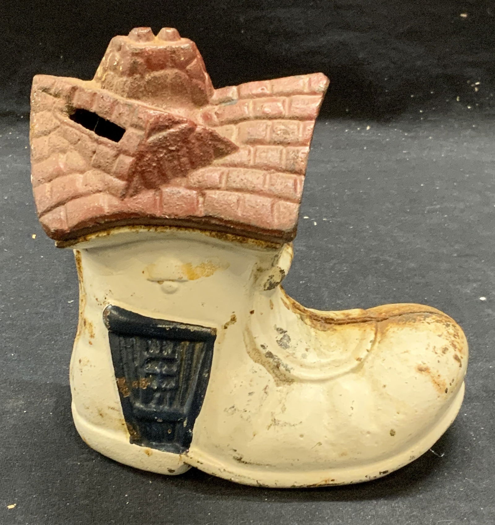 Antique Iron Shoe Coin Bank (1 of 6)