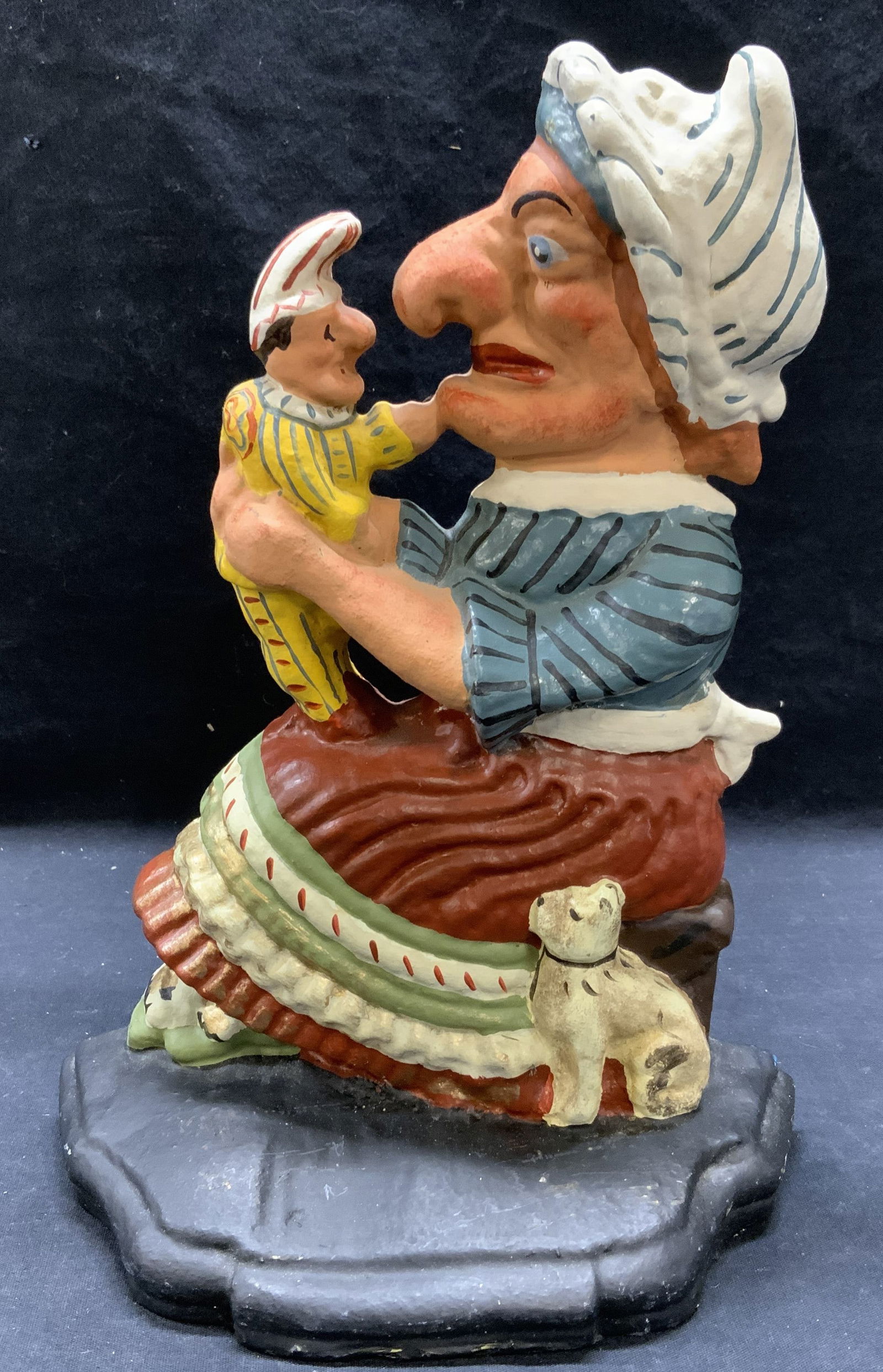 Vintage Victorian Style Punch & Judy Doorstop (1 of 7)