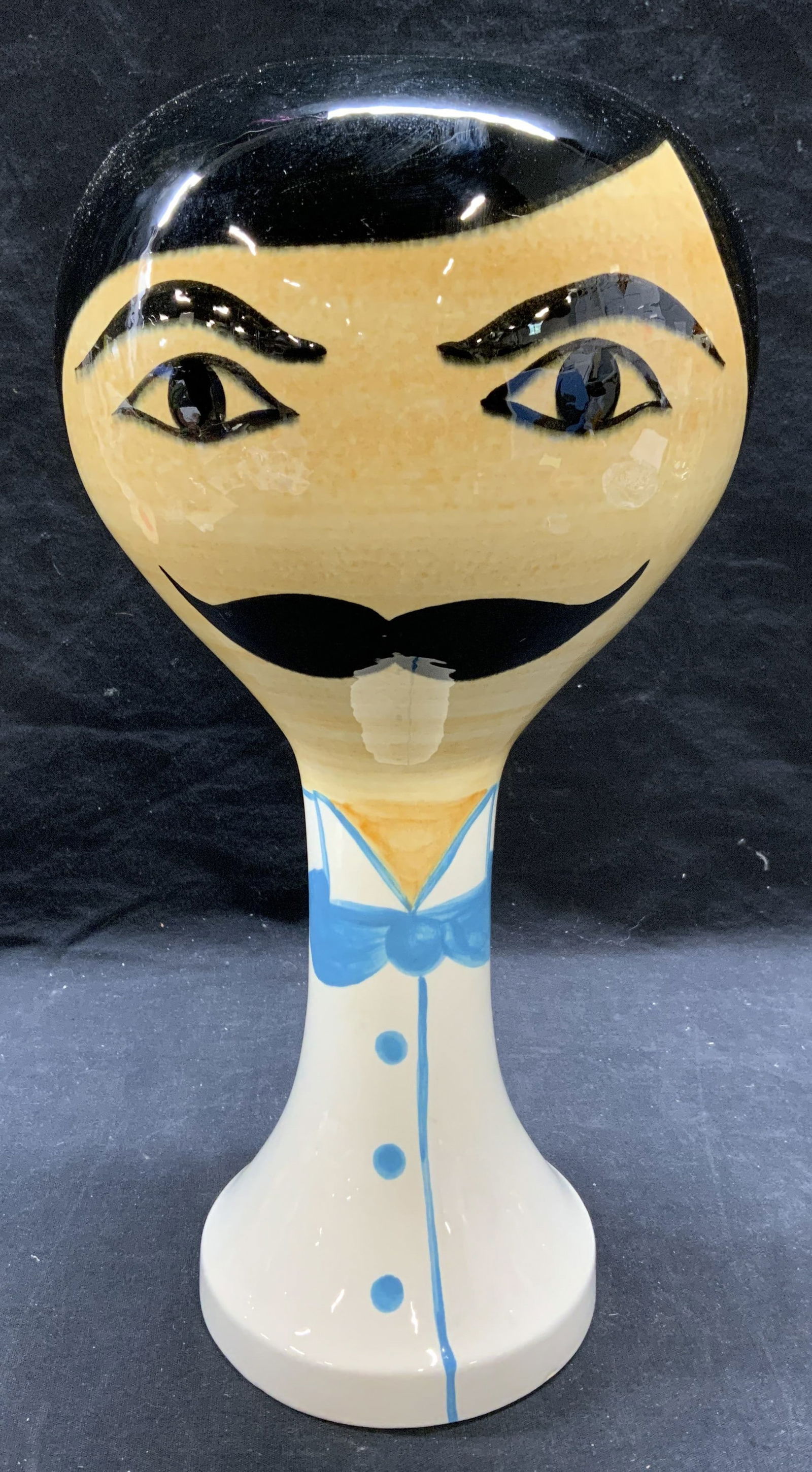 STANGL Style Pottery Head Of A Man (1 of 7)