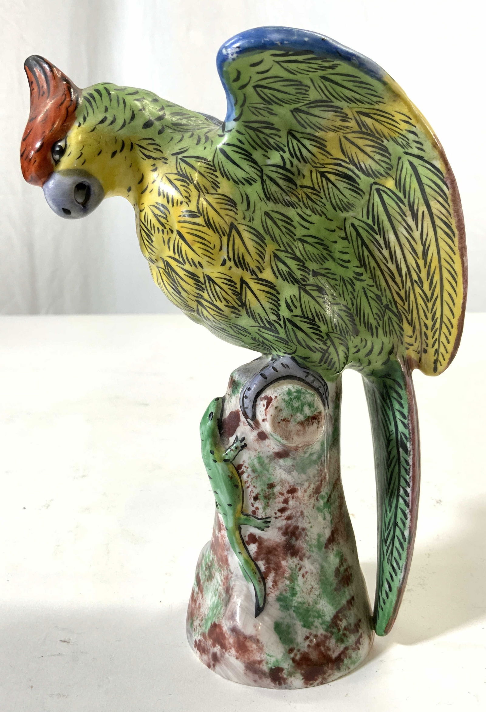 MEISSEN Style Porcelain Parrot Figure (1 of 7)