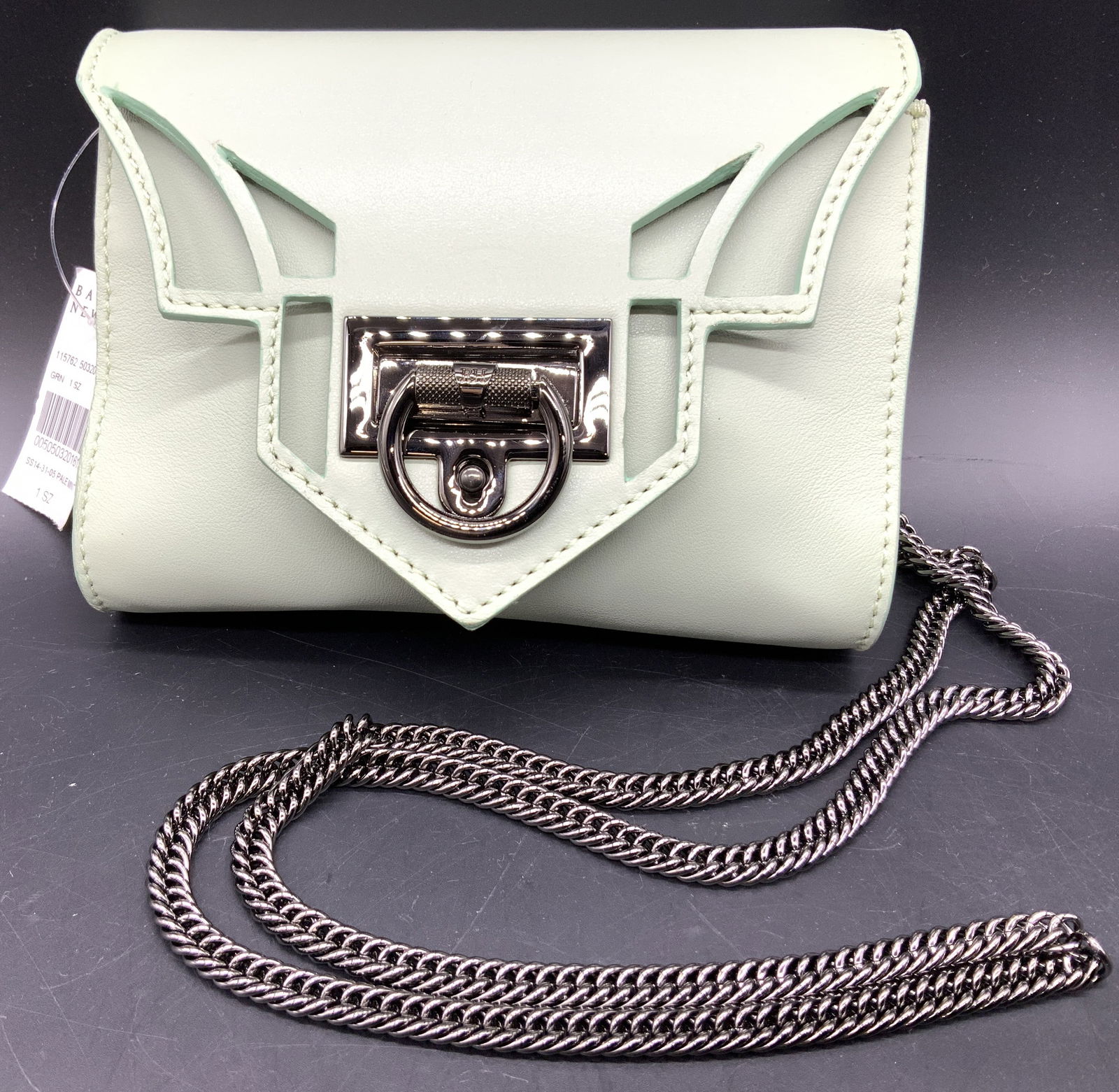 Reece Hudson Leather Crossbody Clutch, ITALY NWT (1 of 8)