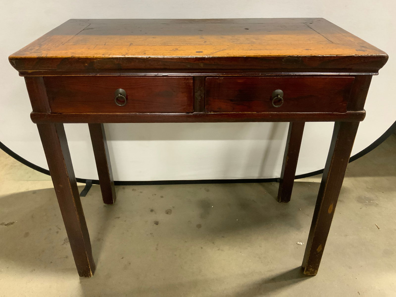 Vintage Wooden Asian Accent Table (1 of 9)
