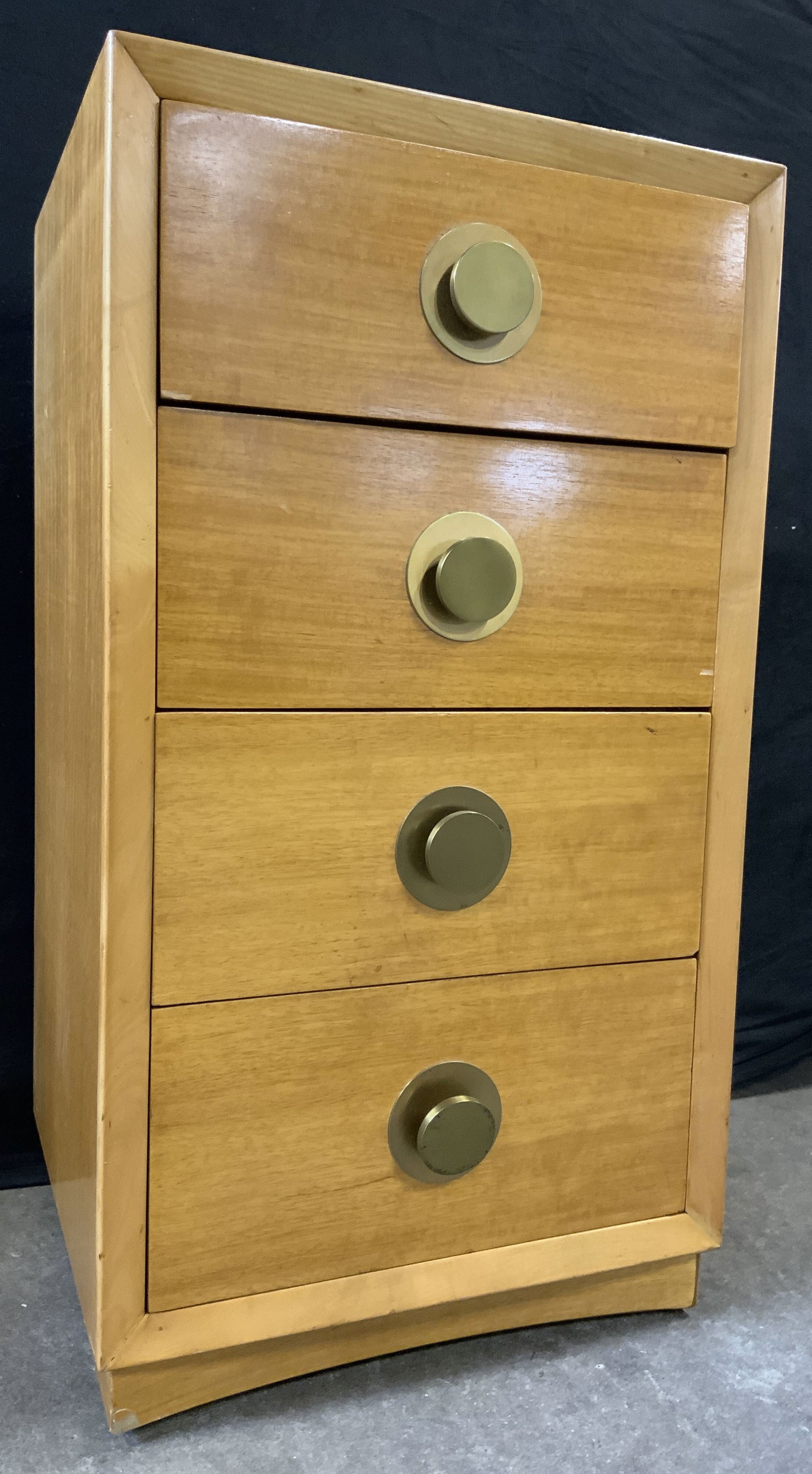 Vintage Wooden Chest Of Drawers On Wheels (1 of 9)