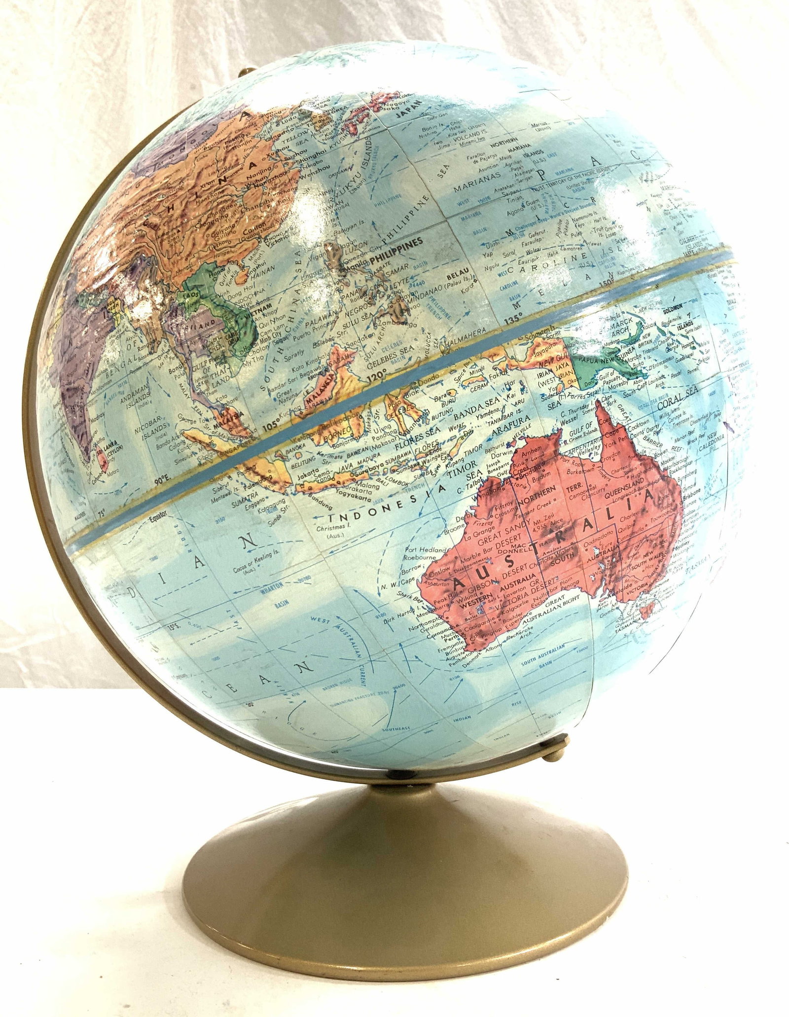 REPLOGLE Vintage Tabletop Spinning Globe (1 of 8)