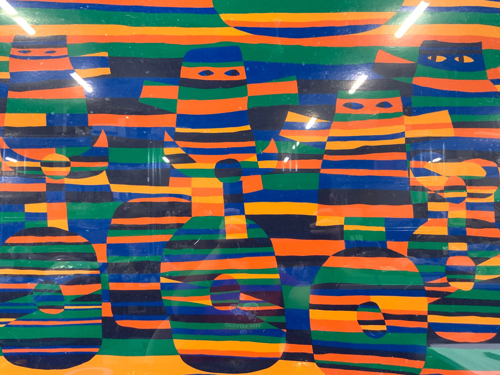 Jacques SOISSON Signed Art Brut Silk Screen 1974 (1 of 13)