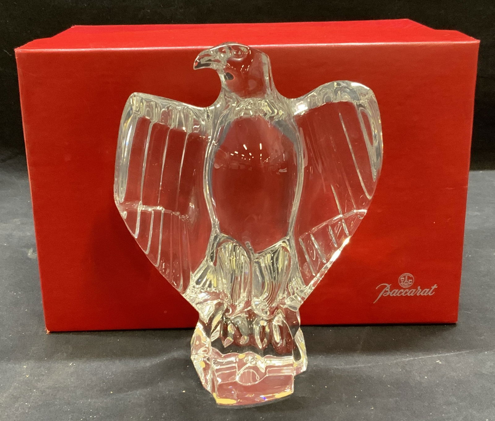 Baccarat Crystal Eagle Figural In Box France (1 of 8)