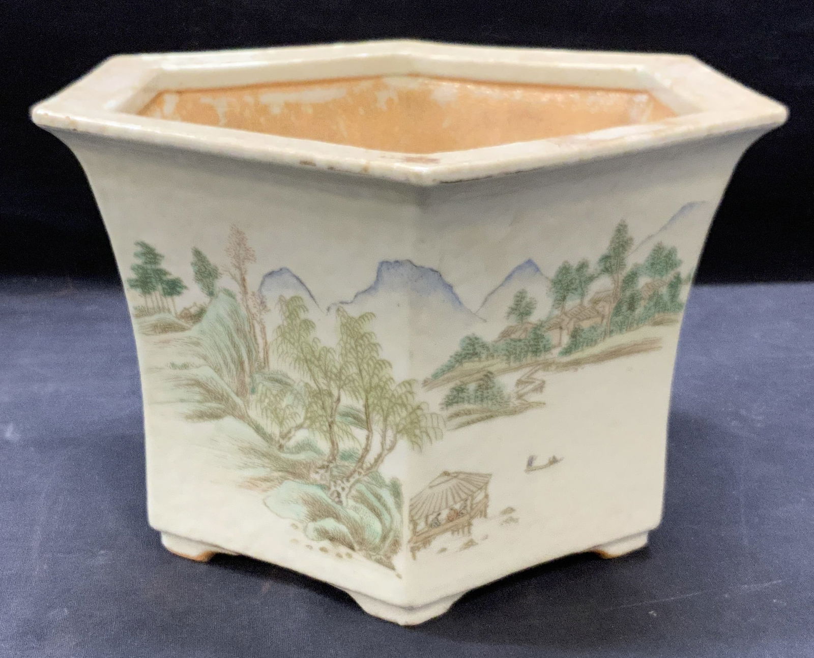 Vintage Chinese Ceramic Planter (1 of 6)