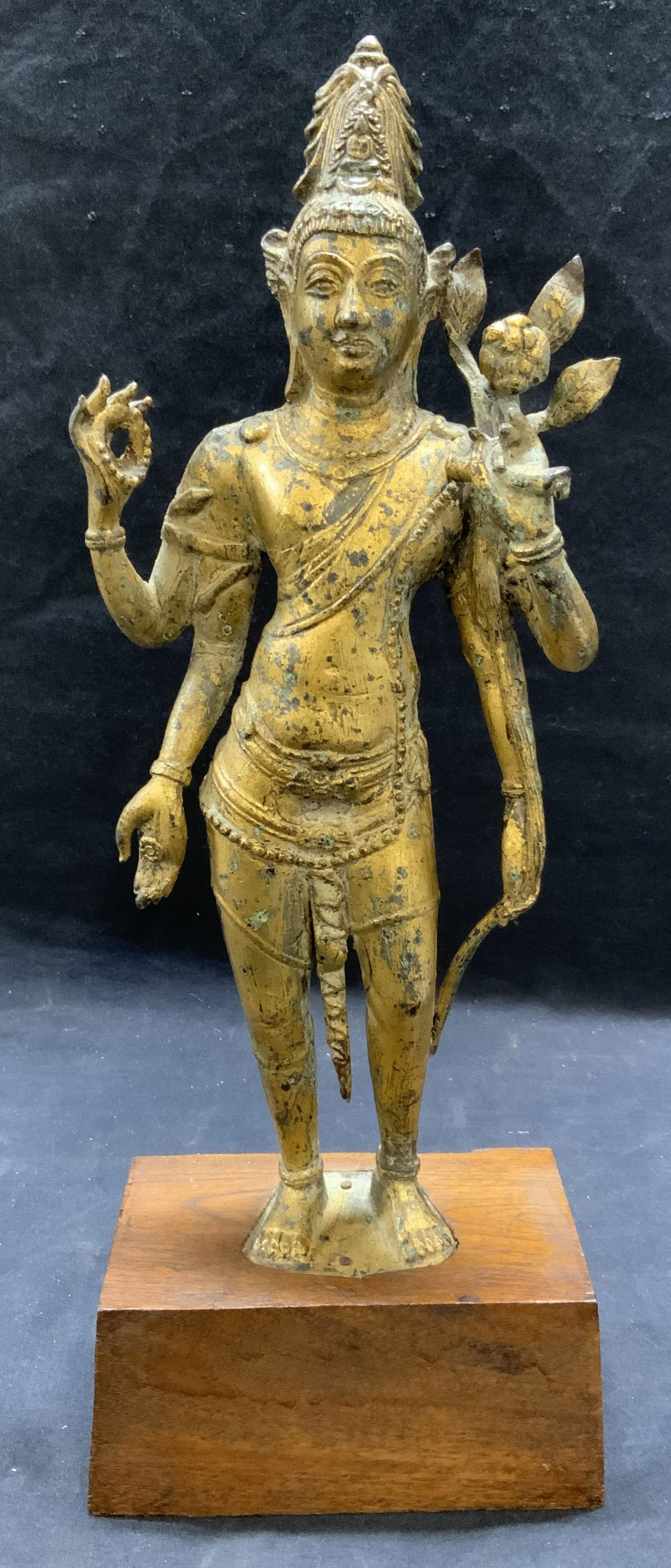Tibetan Gilt Bronze Shiva Sculpture (1 of 6)