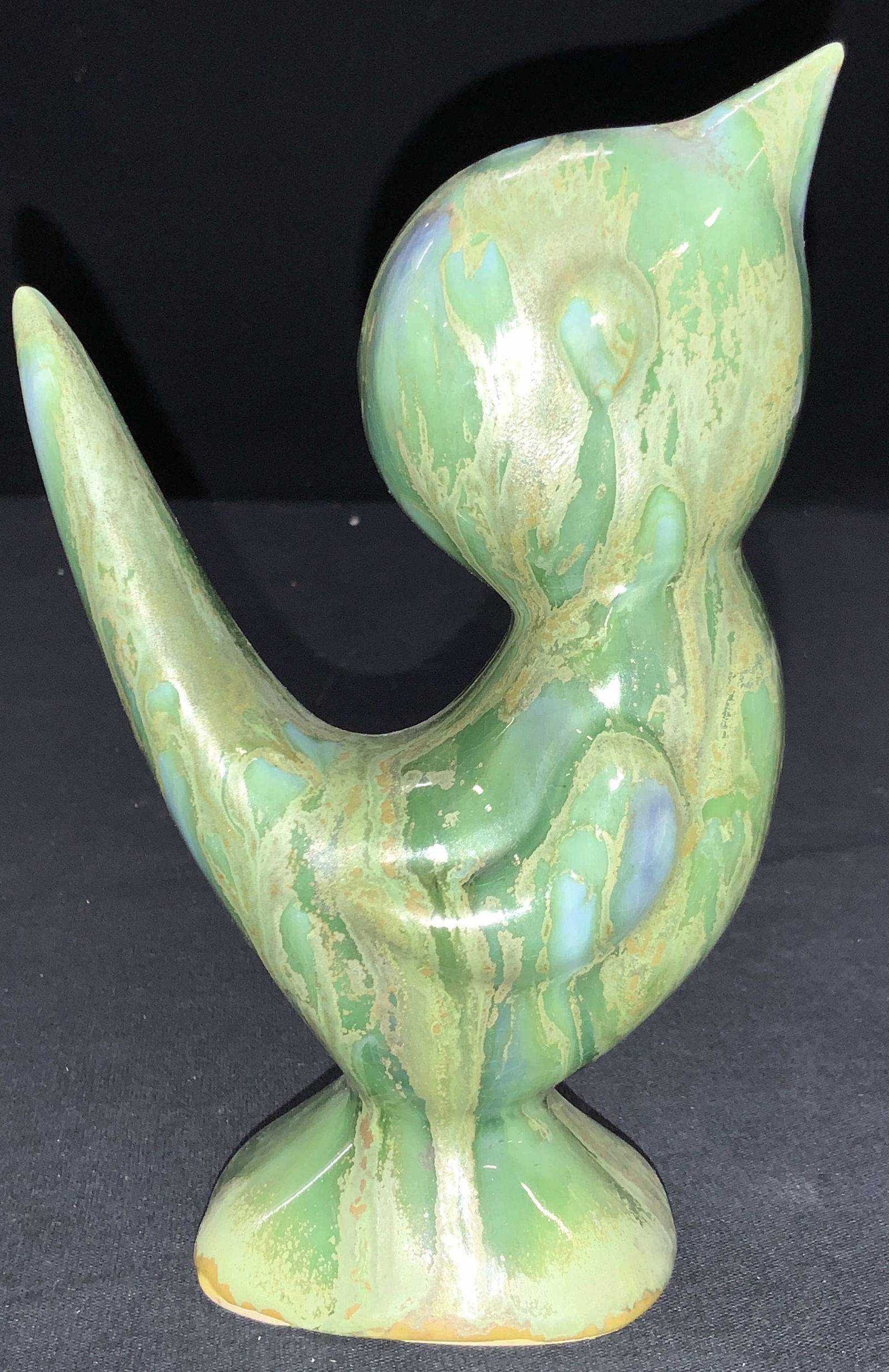 Drip Glazed Ceramic Bird MCM Figure (1 of 9)