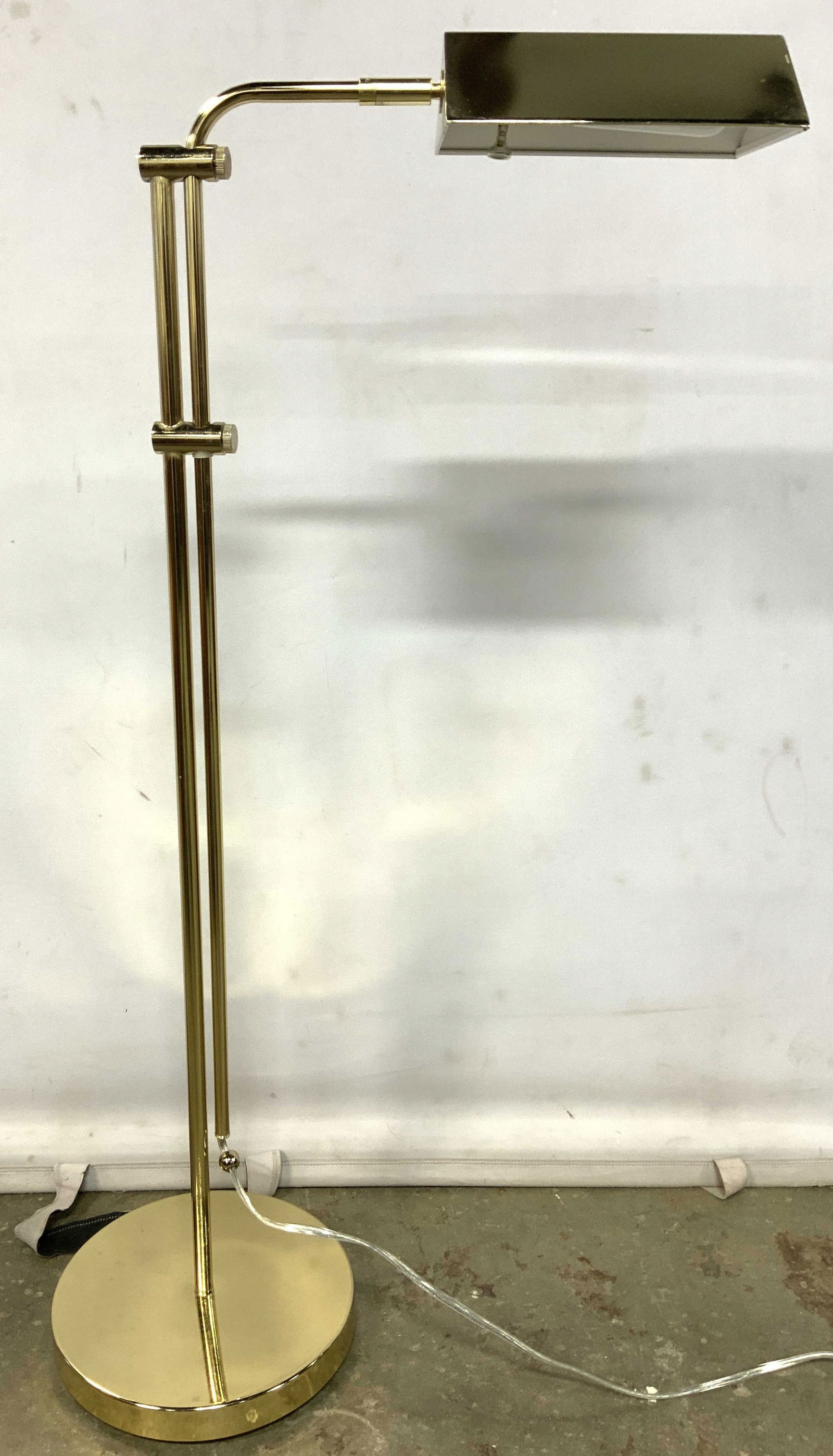 Vintage Adjustable Brass Floor Lamp (1 of 7)