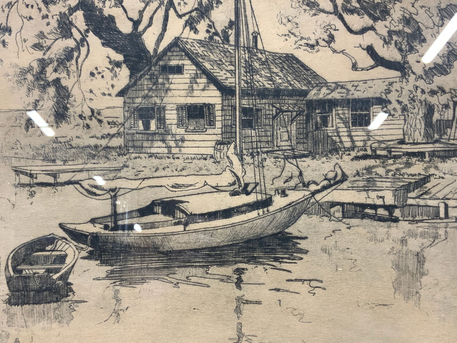 Lionel Barrymore Marked Block Etching (1 of 11)