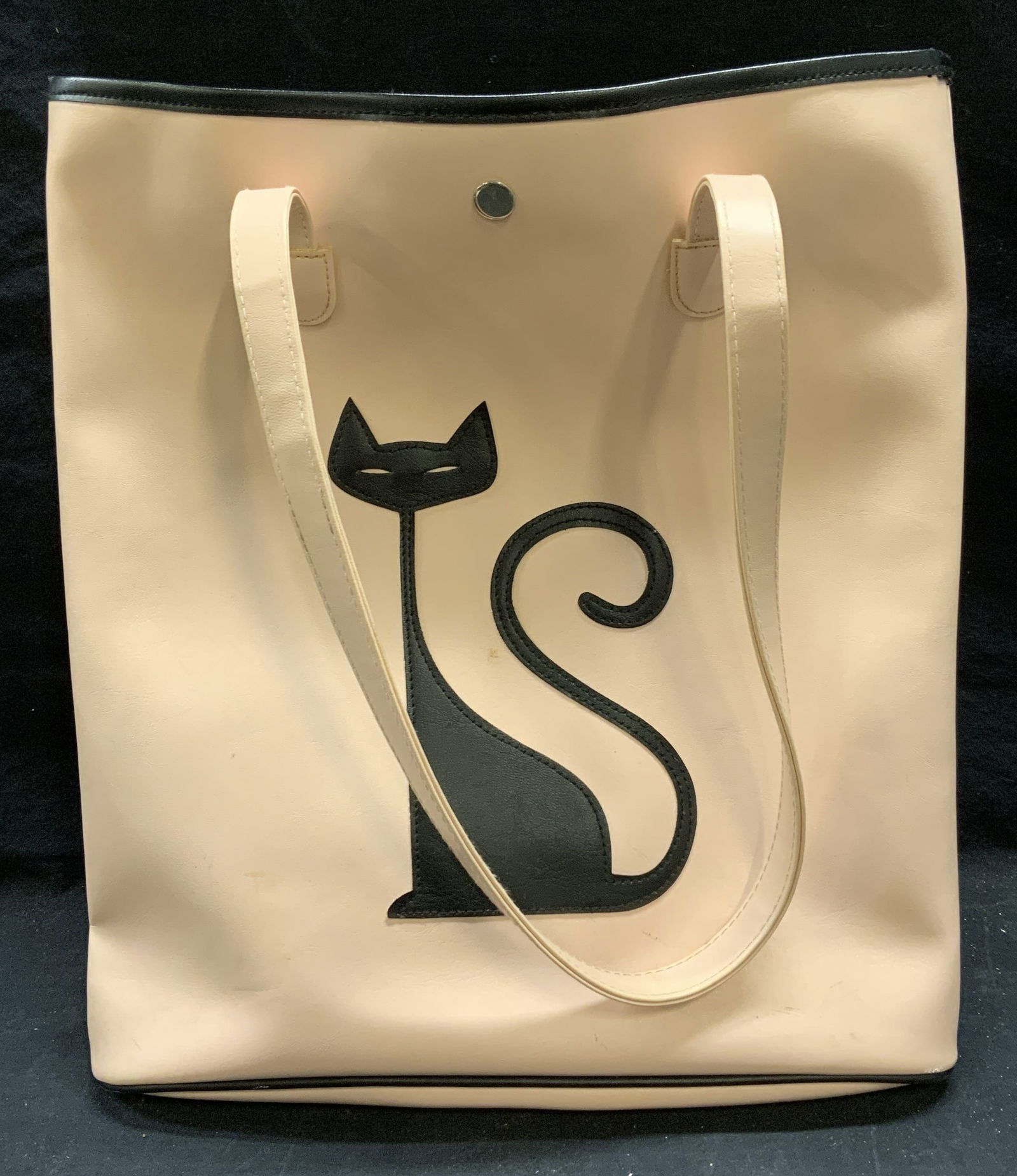 Redtango Pink Faux Leather Cat Tote Bag (1 of 6)