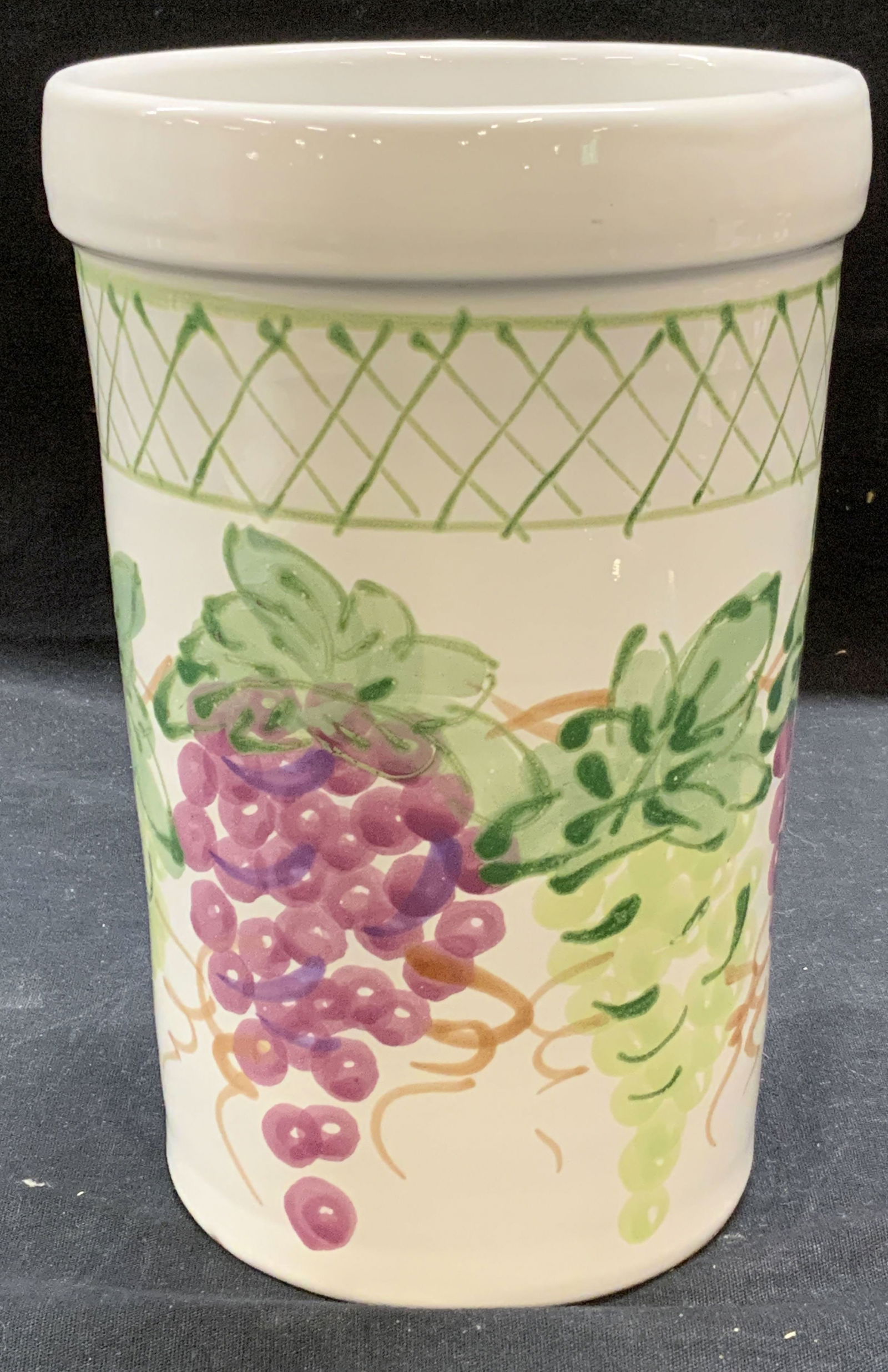 Signed Mesa International Ceramic Grape Vase (1 of 6)
