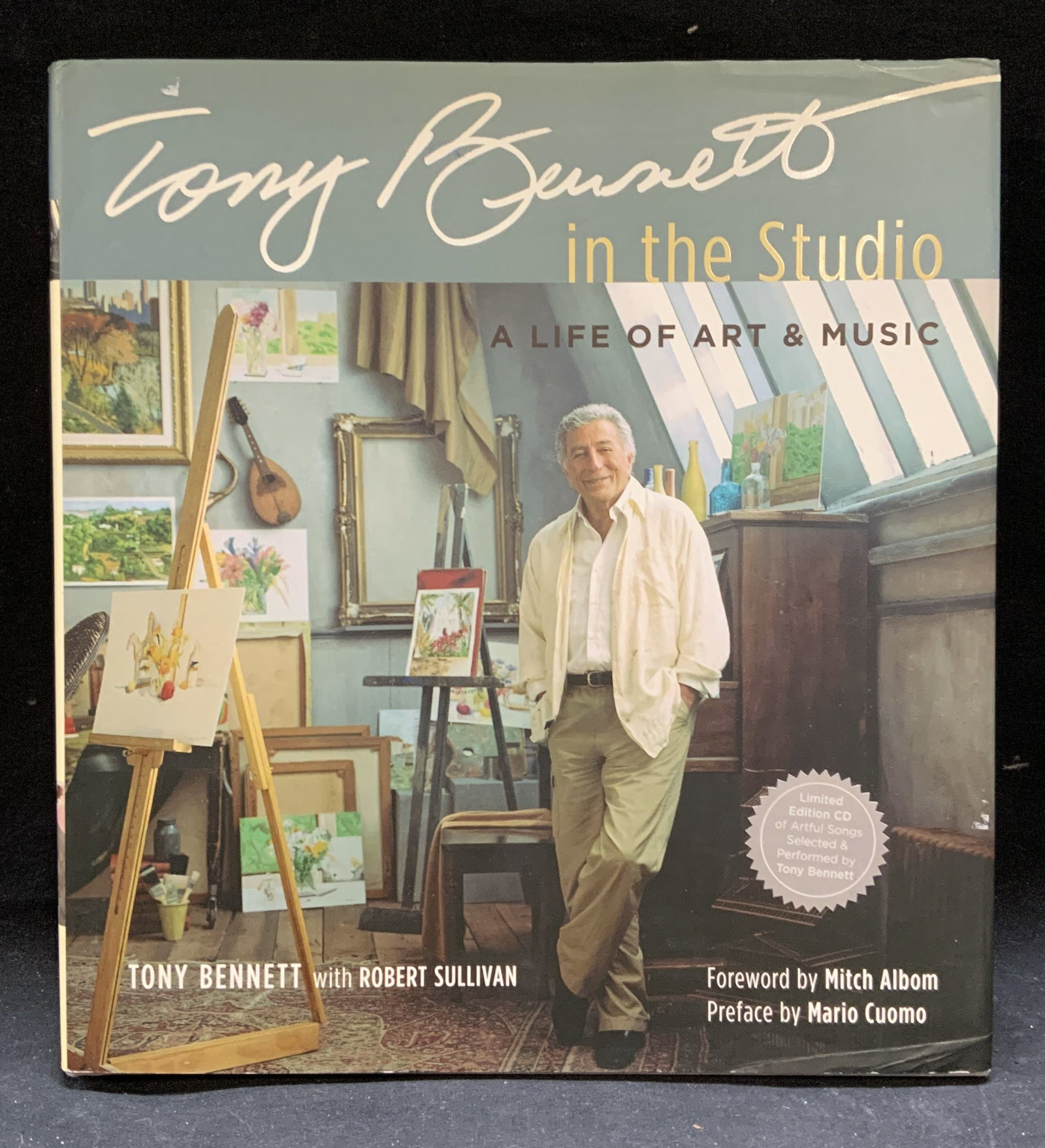 Tony Bennett In The Studio Book: Tony Bennett In The Studio A Life of Art And Music by Tony Bennet with Robert Sullivan. Published by Sterling, 2007. Measures approx. 11.5 x 10.5 inches. Some wear to cover, pages, and spine consisten