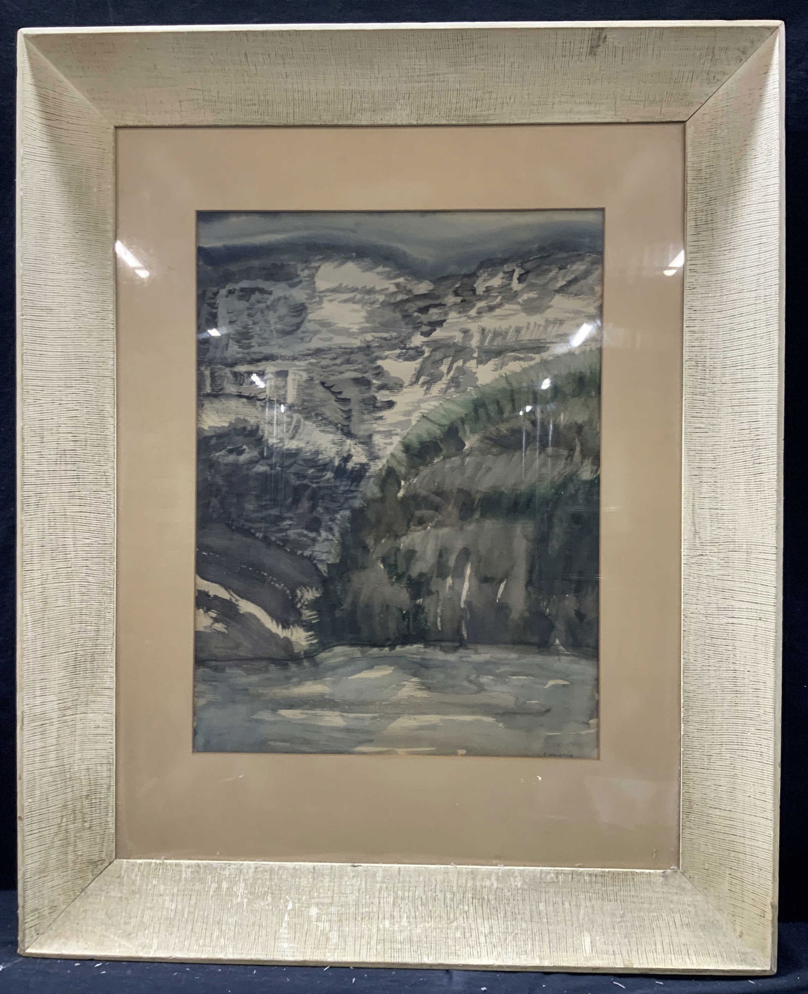 S.Maibach Signed Watercolor Painting (1 of 7)