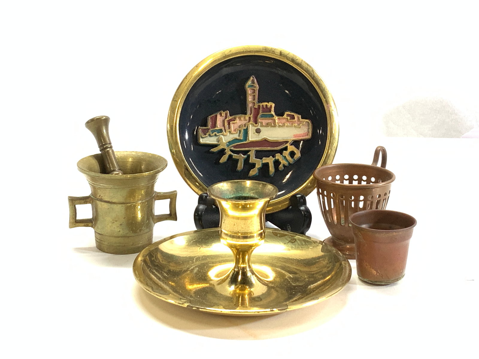 Brass and Copper Vtg Home Accessories, 6 (1 of 9)