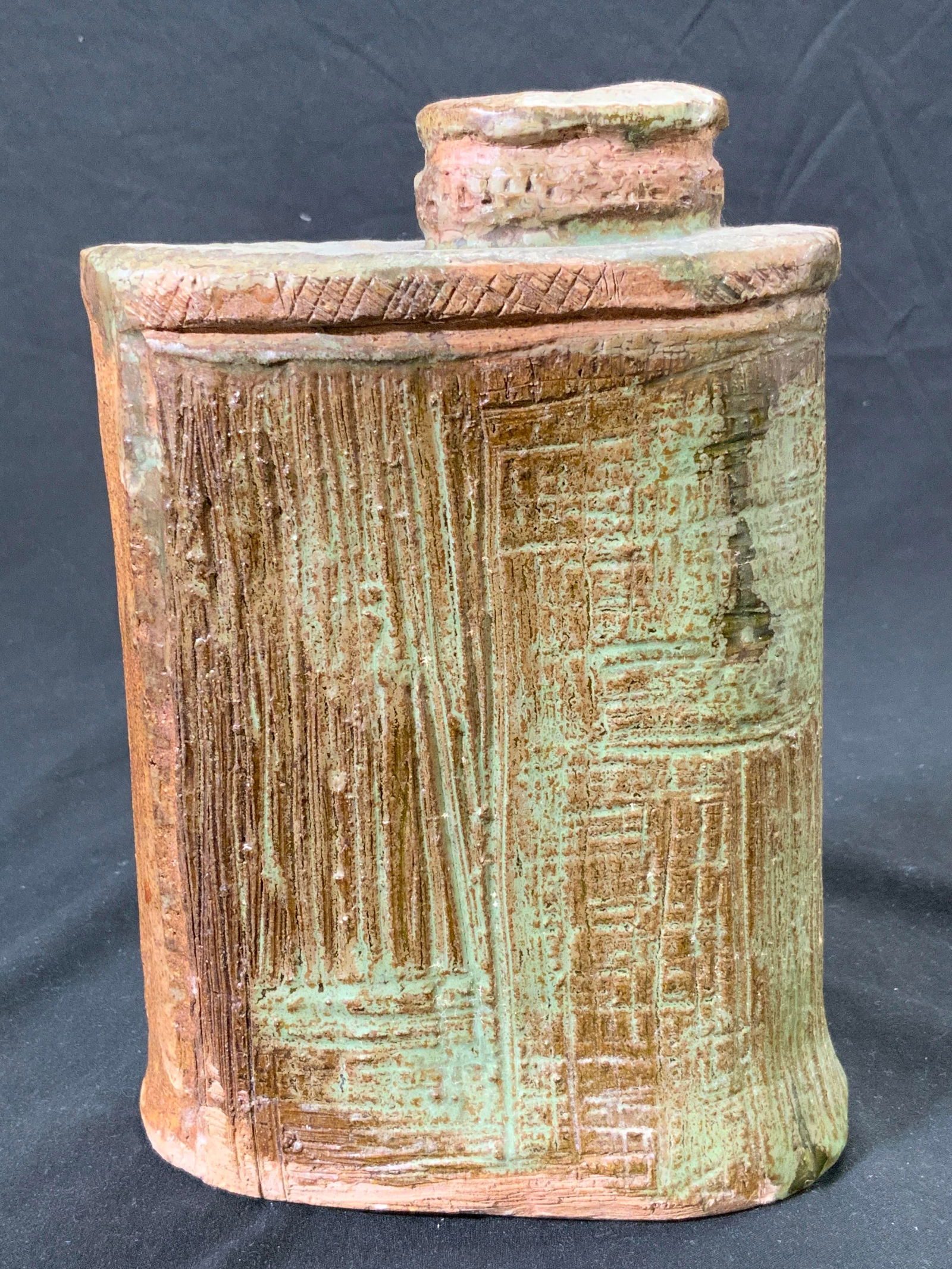 GM Vintage Handcrafted Signed Ceramic Vessel (1 of 7)