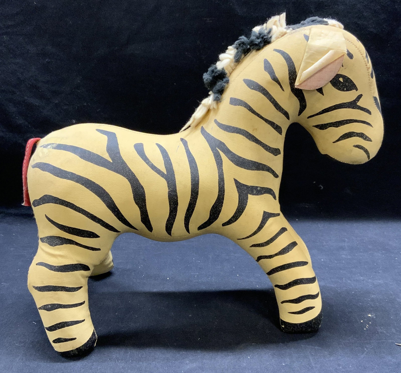 Antique Zebra Stuffed Animal Toy (1 of 6)