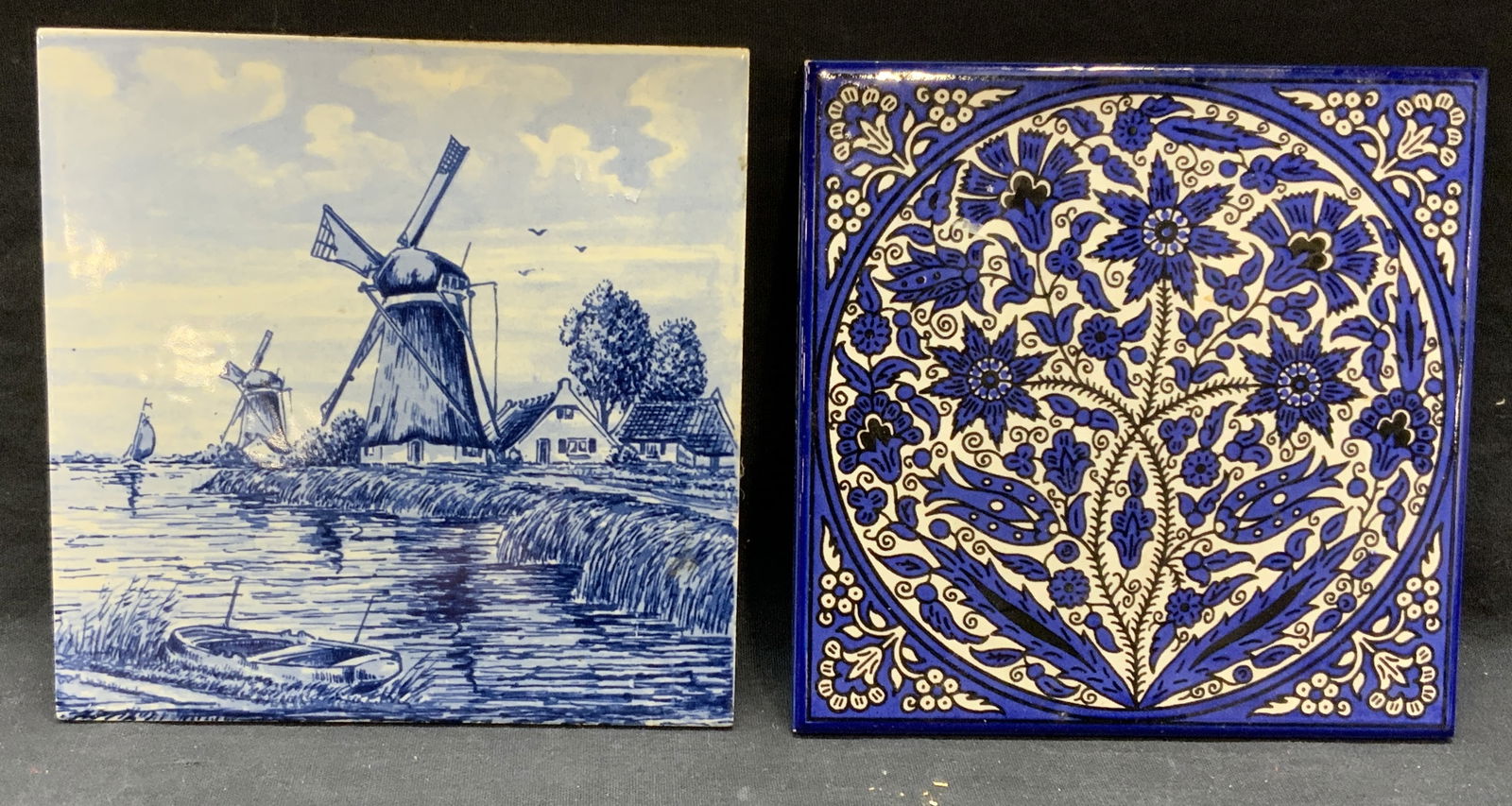 Lot 2 Delft Blau & Armenian Ceramic Tiles (1 of 7)
