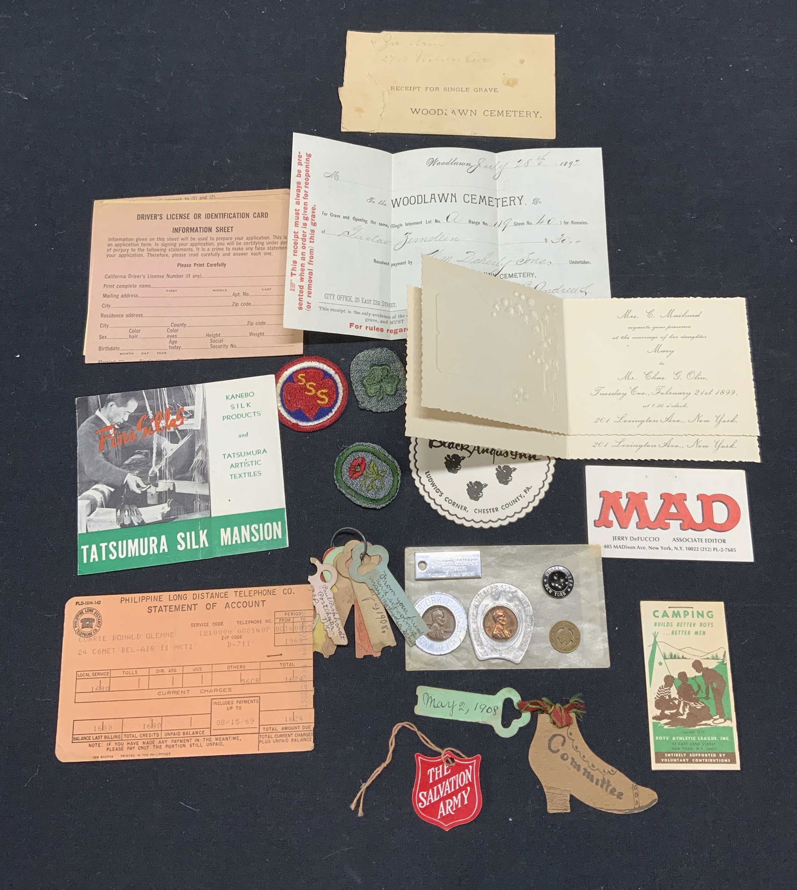 Antique & Vtg Ephemera World Fair Coins, More (1 of 8)