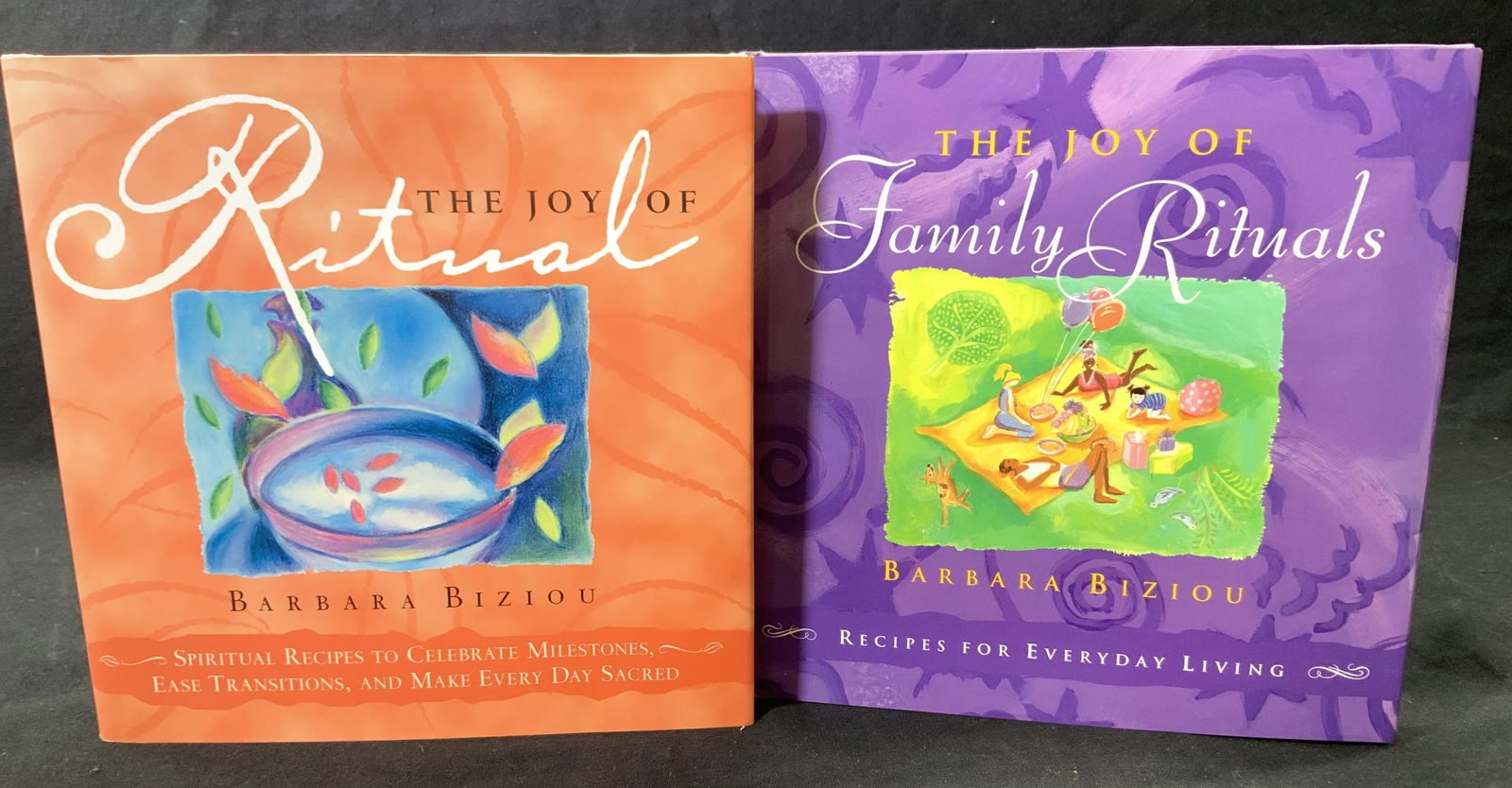 2 Author Signed Bks-Joy of Rituals, Barbara Biziou (1 of 8)