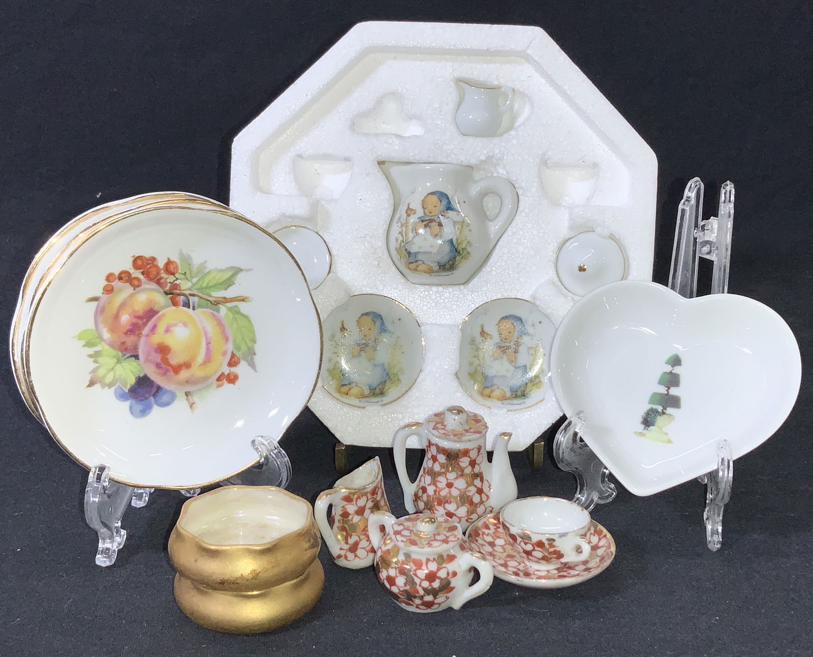 19 pcs Doll House Porcelain Tea Sets, more (1 of 6)